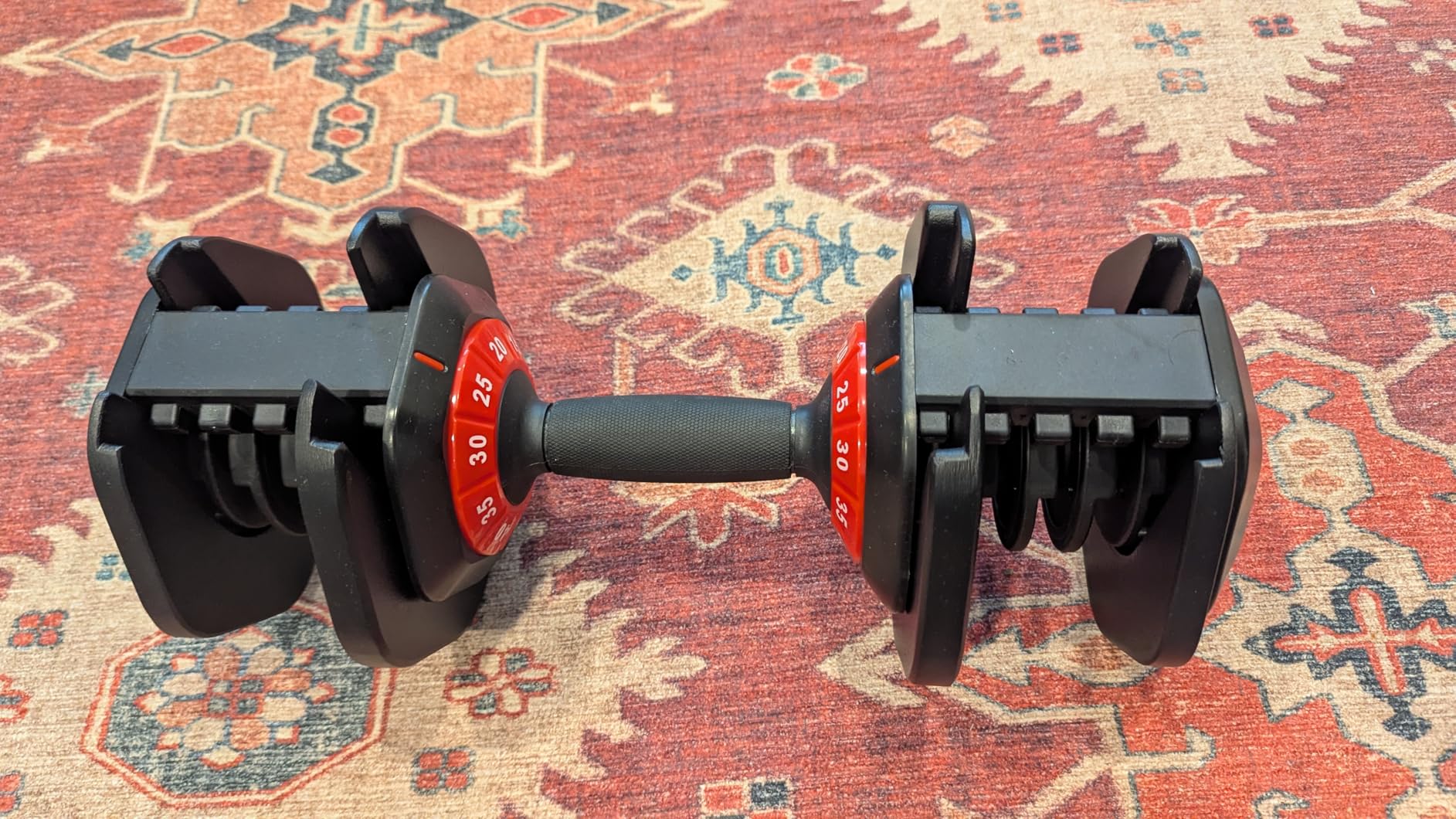 PIRIER Adjustable Dumbbell Set 50LB, 18-in-1 Free Weight Adjustable Dumbbells, One-Hand Twist Adjust, Space-Saving Design customer photo 2