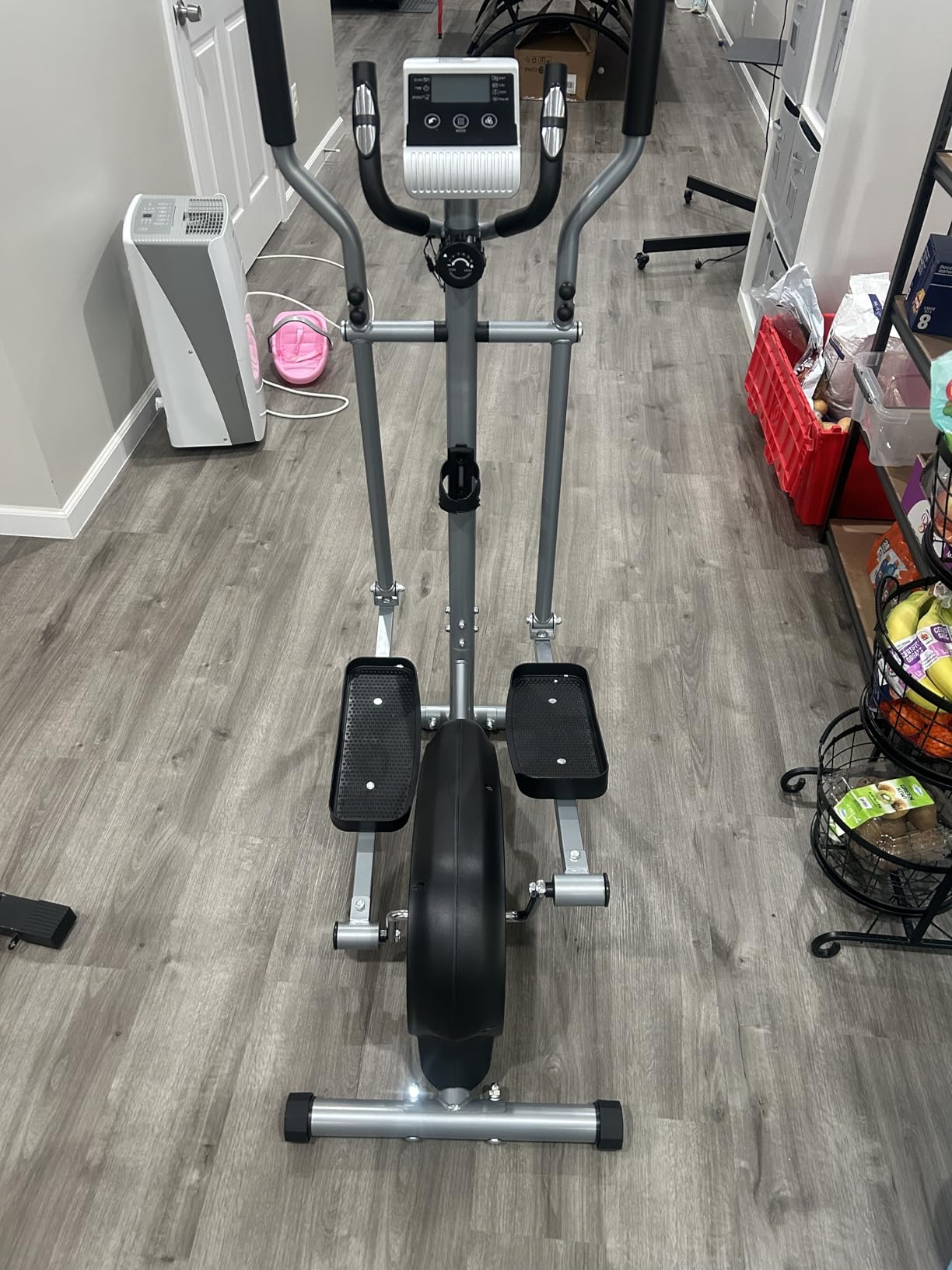THERUN Elliptical Exercise Machine, Ultra-Quiet Elliptical Machine for Home, 13.2LBS Flywheel Elliptical Trainer, 16 Resistance Levels Elliptical Training Machines w/Pulse Sensor, LCD Monitor customer photo 2