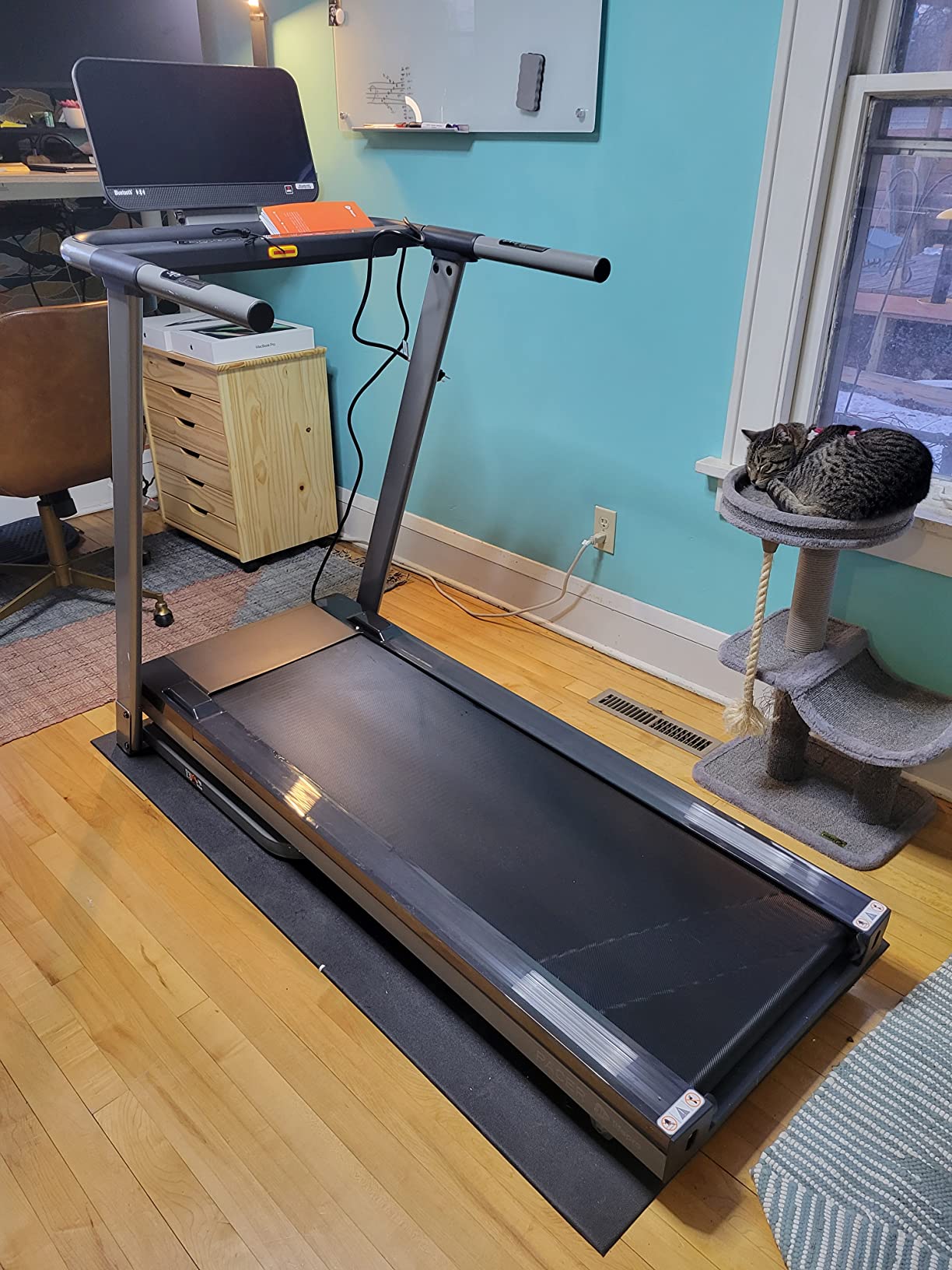 LifePro PacerMini Compact Walking Pad Treadmill with Incline - Under Desk Walking Treadmill for Home Mini Apartment & Office customer photo 2