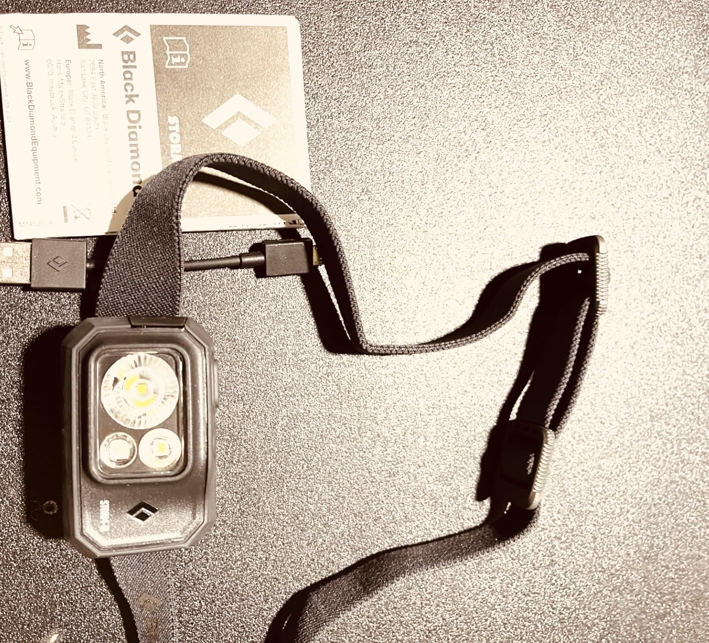 BLACK DIAMOND Storm 500-R Rechargeable Headlamp | 500 Lumens Brightness | Micro-USB Charging | Waterproof & Compact | Camping, Hiking, Running customer photo 1