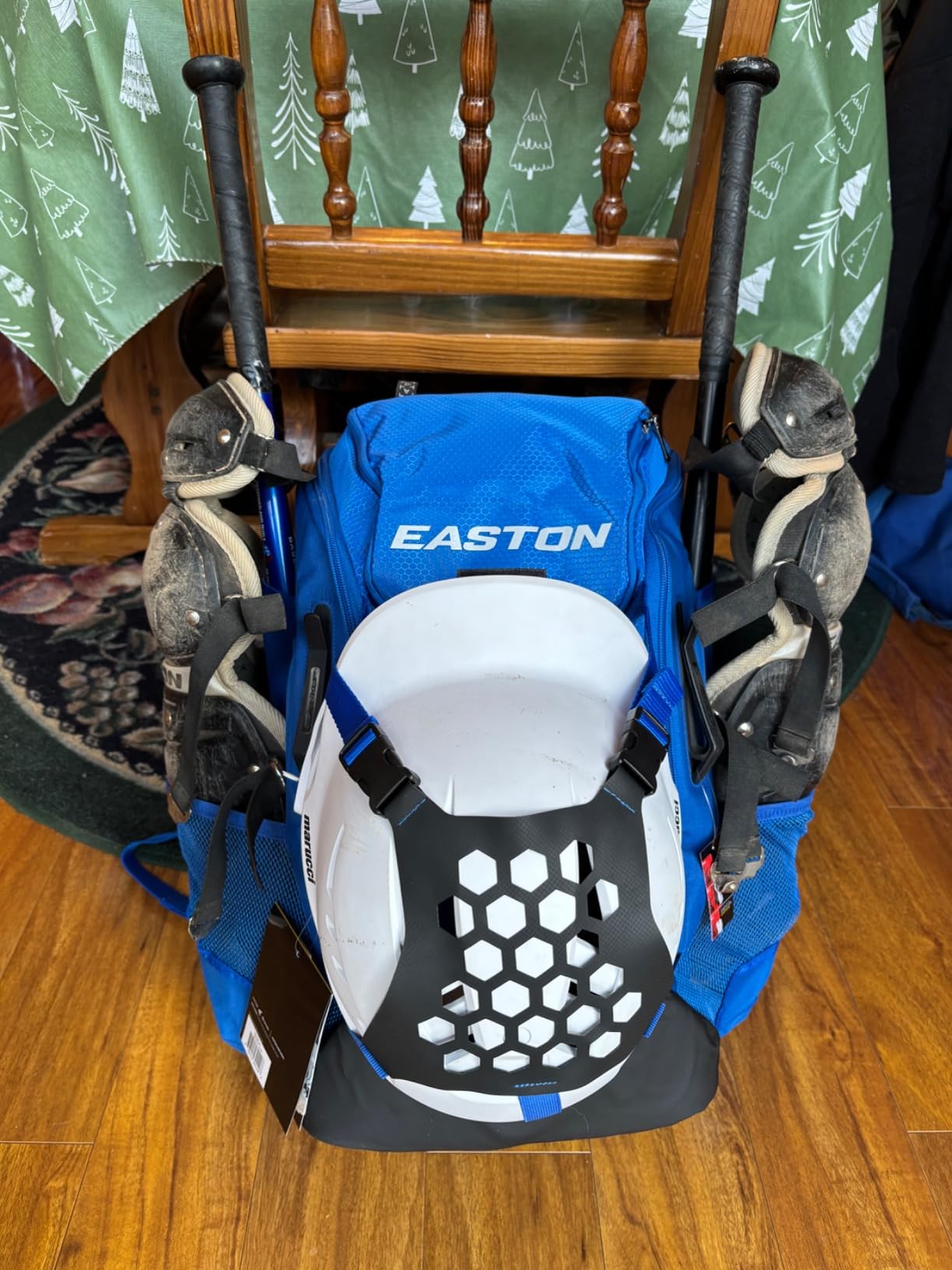 Easton Walk-Off NX Backpack Equipment Bag | Baseball & Fastpitch Softball | Team Logo Panel | Multiple Colors customer photo 2