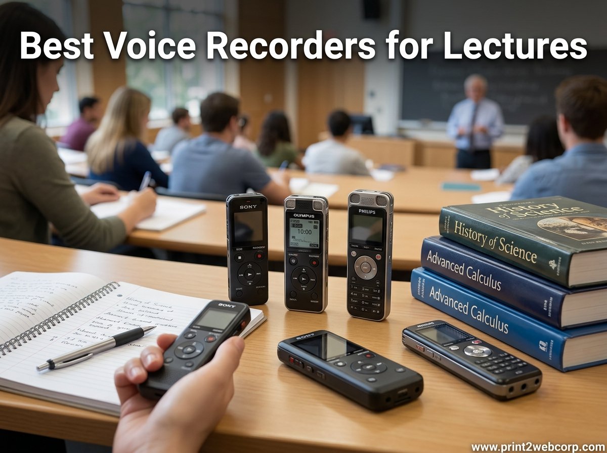 8 Best Voice Recorders for Lectures (August 2026) Tested