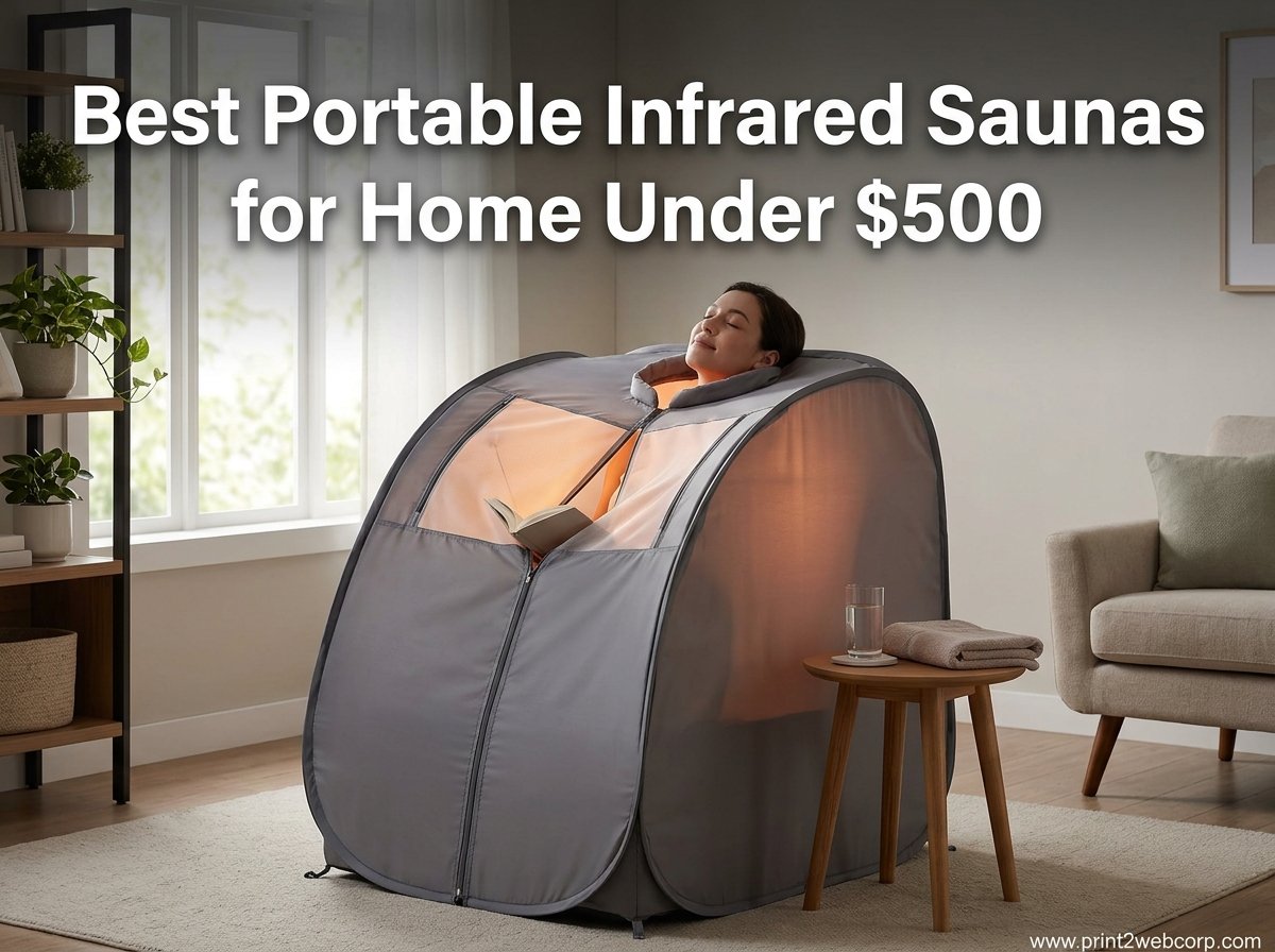 12 Best Portable Infrared Saunas for Home Under $500 (August 2026)