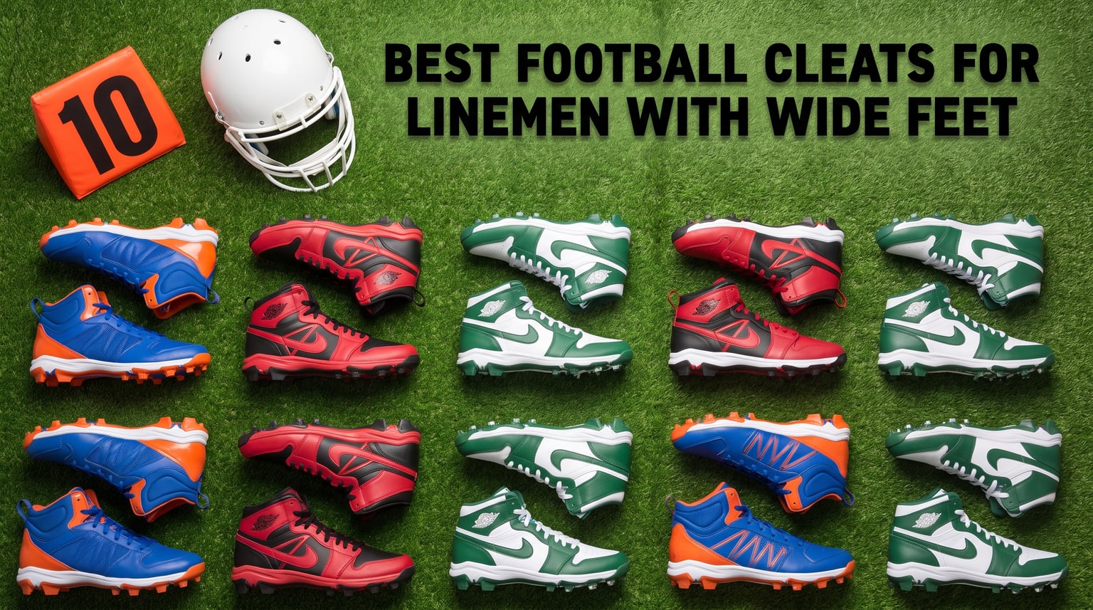 10 Best Football Cleats for Linemen with Wide Feet (August 2026) Honest Reviews