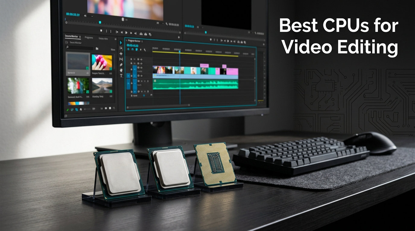 8 Best CPUs for Video Editing (August 2026) Tested and Ranked