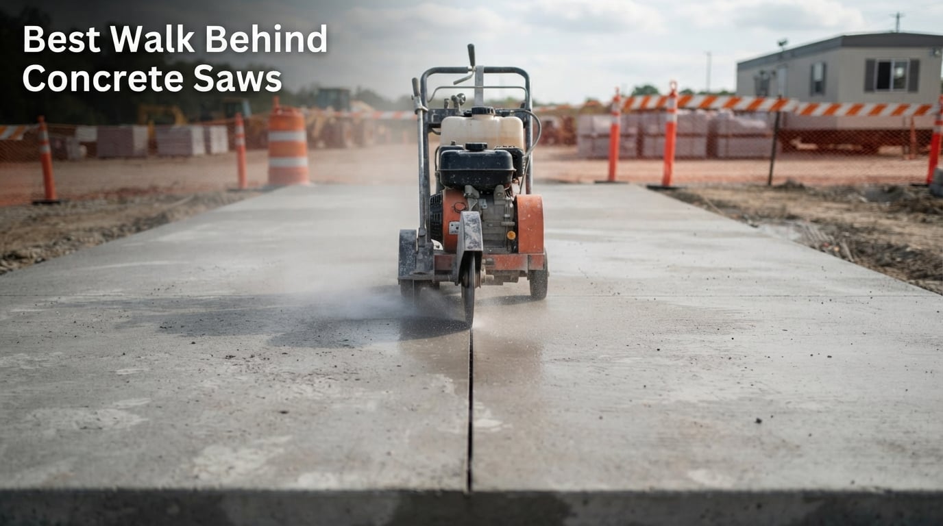 Best Walk Behind Concrete Saws