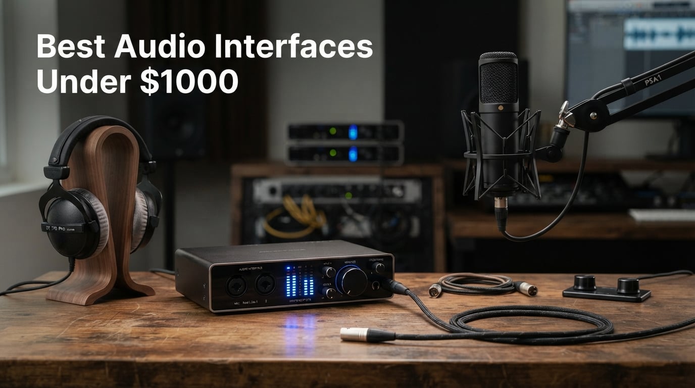 Best Audio Interfaces Under $1000