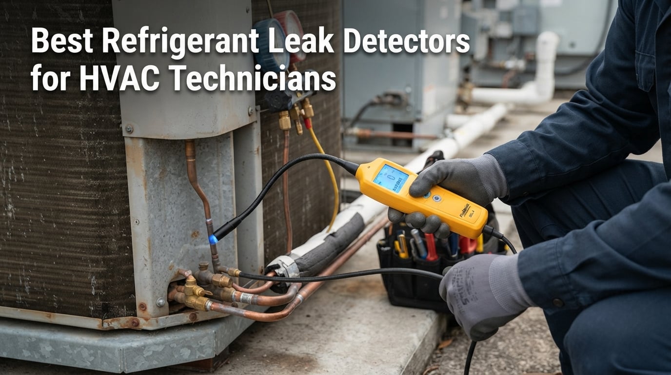 Best Refrigerant Leak Detectors for HVAC Technicians