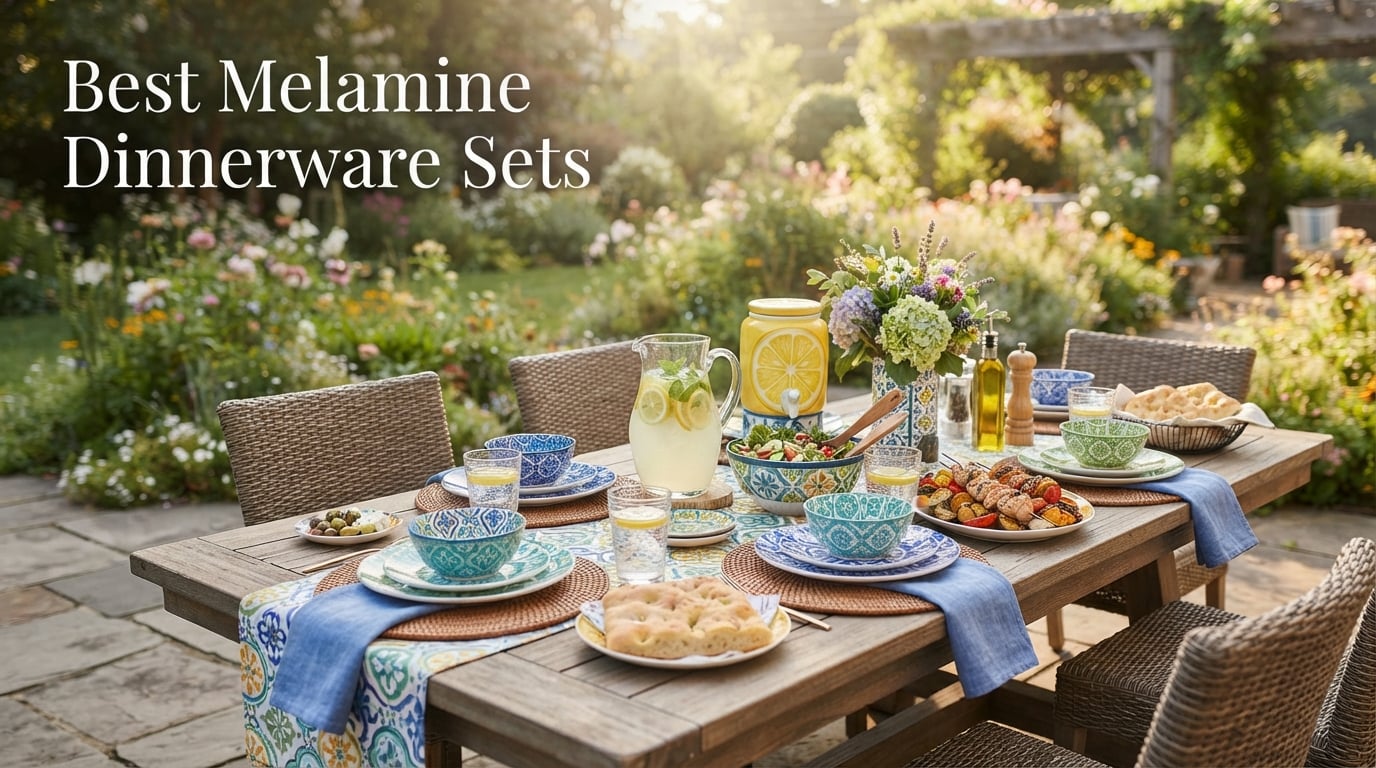 8 Best Melamine Dinnerware Sets (August 2026) Tested & Ranked