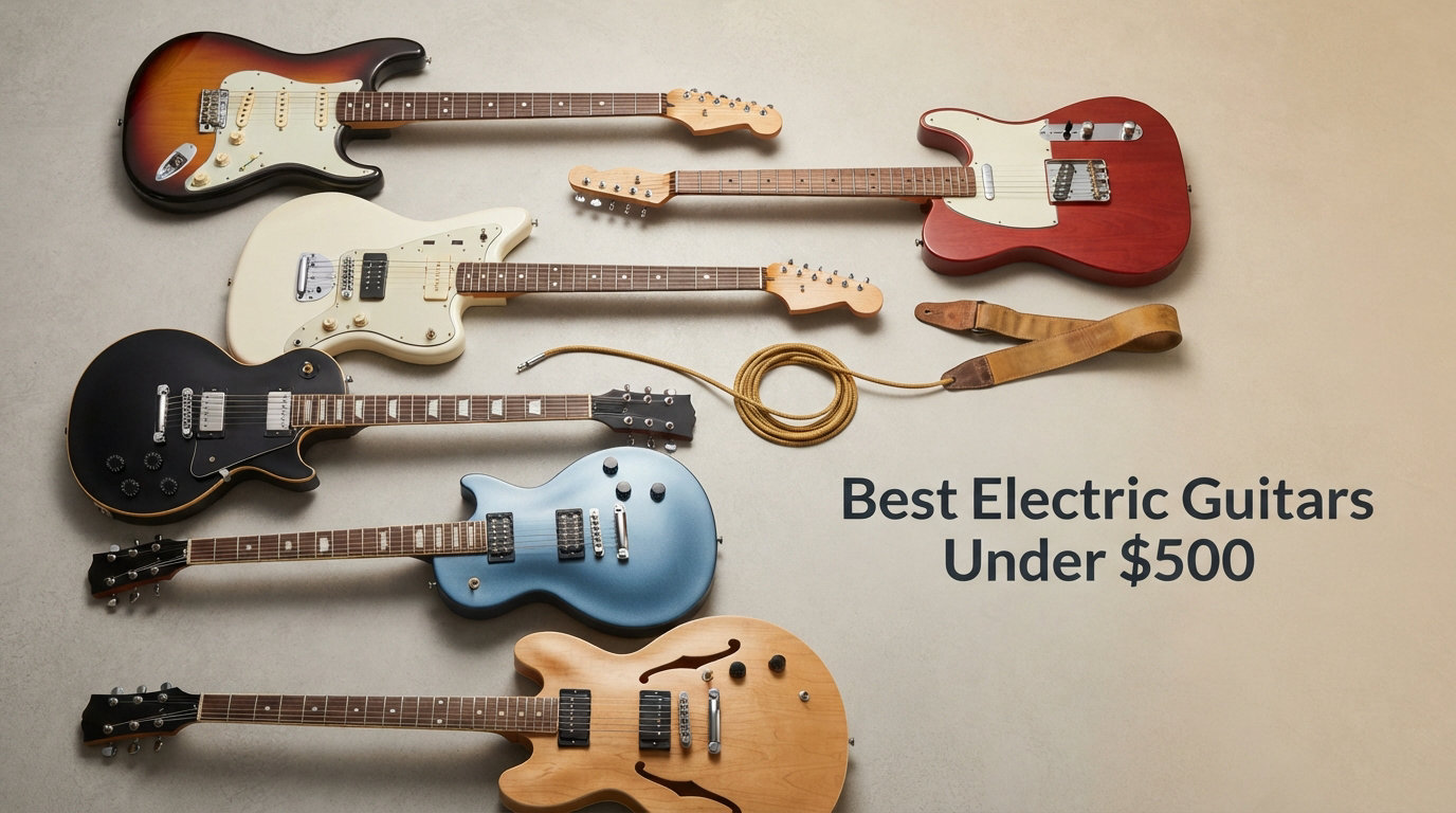 7 Best Electric Guitars Under $500 (August 2026)