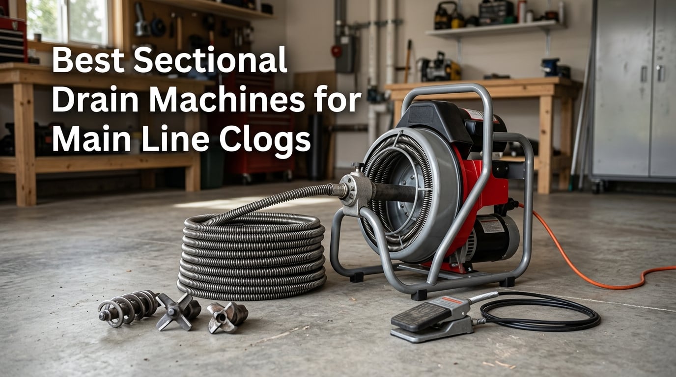8 Best Sectional Drain Machines for Main Line Clogs (August 2026)