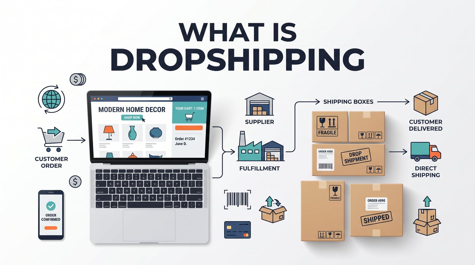 What is Dropshipping? Simplifying E-commerce Logistics