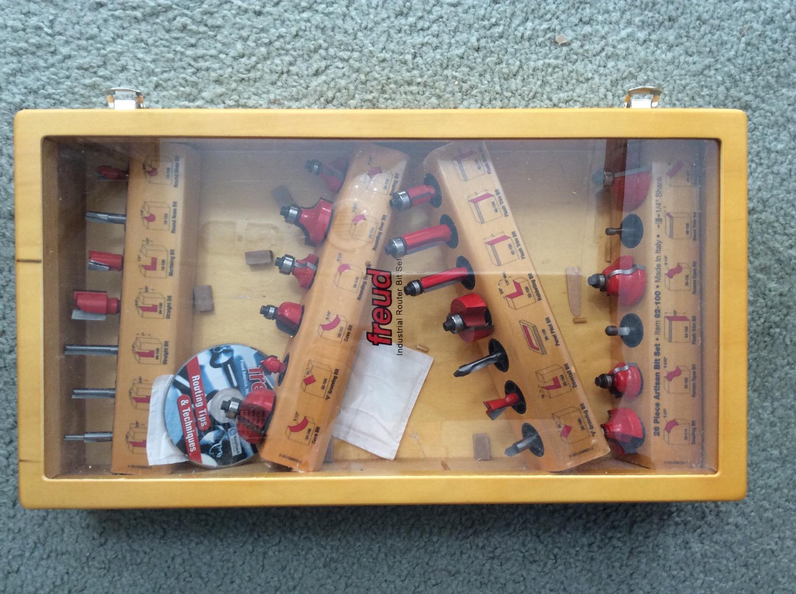 Freud 92-100 26 Piece Artisan Router Bit Set customer photo 1
