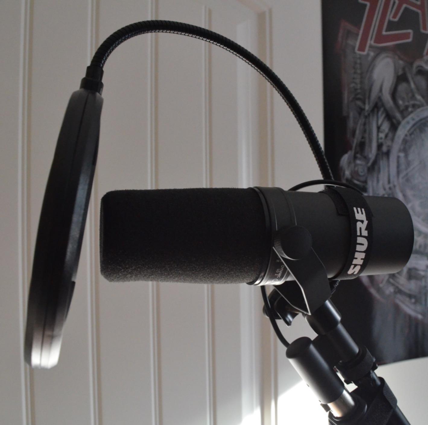 Shure SM7B Dynamic Vocal Microphone for Podcasting & Streaming | XLR studio dynamic mic for broadcast, podcast, recording, gaming and streaming; smooth warm vocals, rugged build customer photo 1
