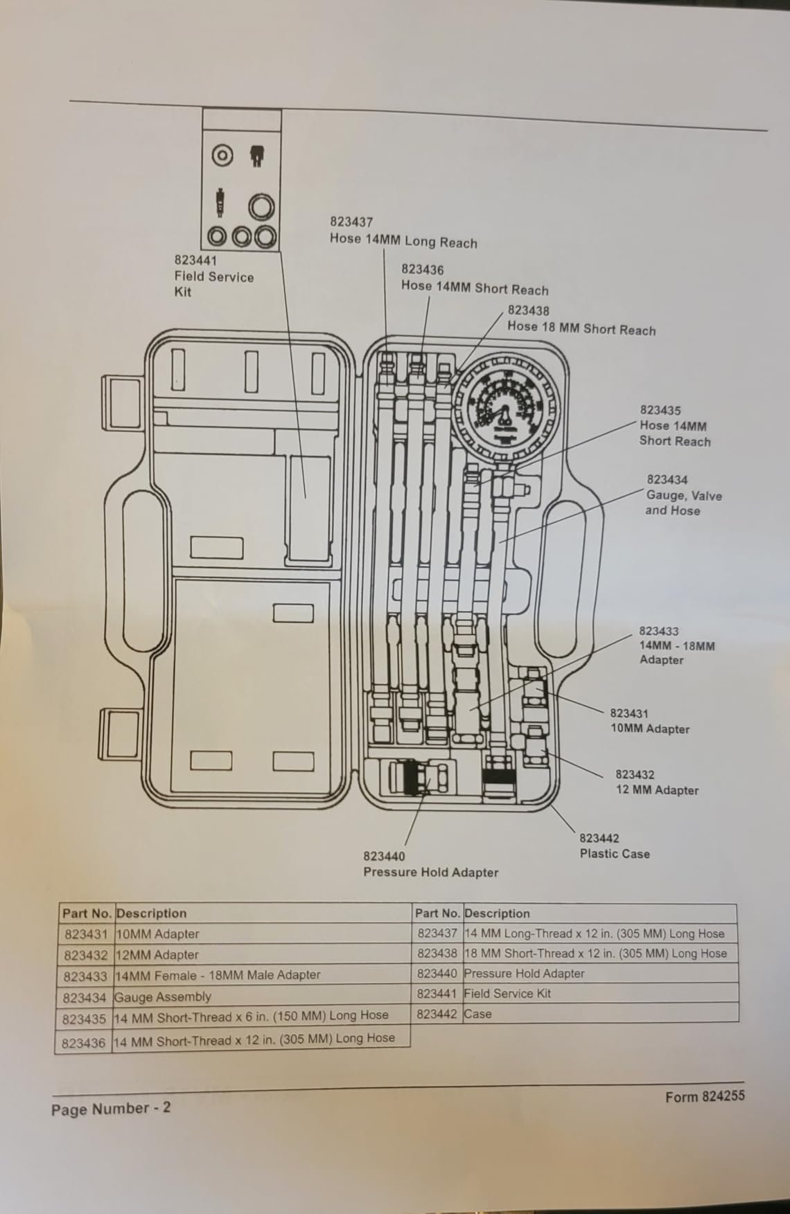 Mityvac MV5530 Engine Compression Test Kit, Manual Pressure Release, 2-3/4 in. Bourdon Tube Gauge, Quick-Disconnect Coupler, Includes Threaded Adapters for Motorcycles, Marine and Small Engines customer photo 2