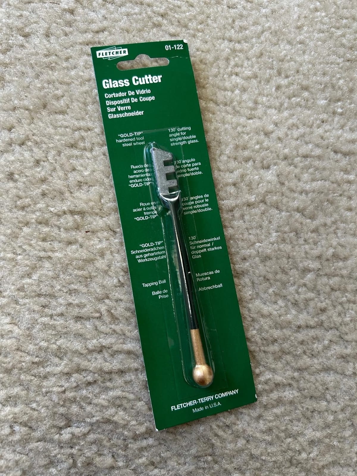 Fletcher Terry 01-122 Steel Wheel Glass Cutter customer photo 1