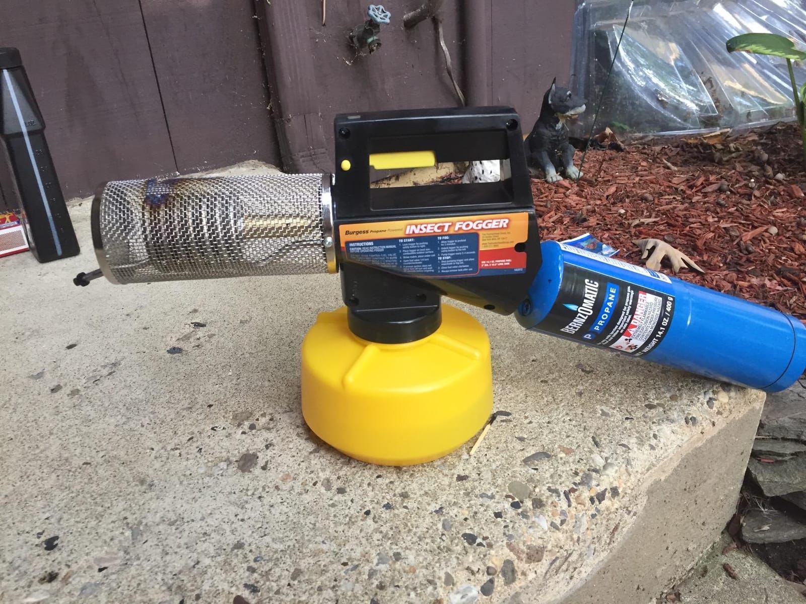 Burgess 1443 Propane Insect Fogger for Fast and Effective Mosquito Control in Your Yard customer photo 1