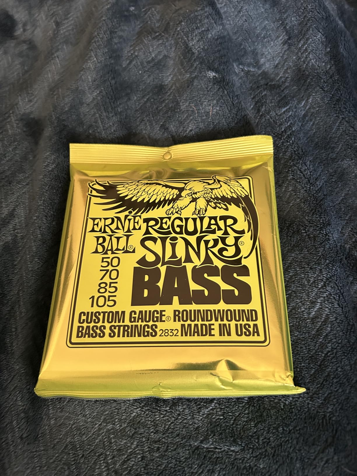 Ernie Ball Regular Slinky Nickel Wound Bass Guitar Strings, 50-105 Gauge (P02832) customer photo 1
