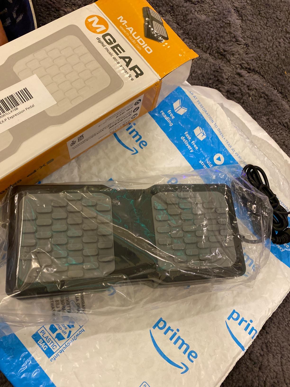 M-AUDIO EX-P Keyboard Expression Pedal | Universal Expression Pedal for MIDI Keyboards, MIDI Controllers, and Supported Guitar Effects Pedals customer photo 1