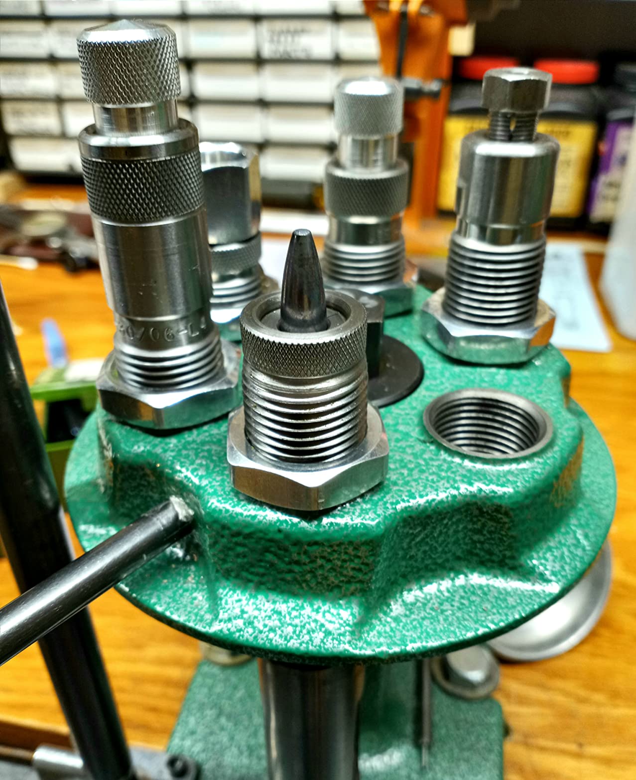 RCBS Turret Press - Cast Iron Reloading Press - Green customer photo 2