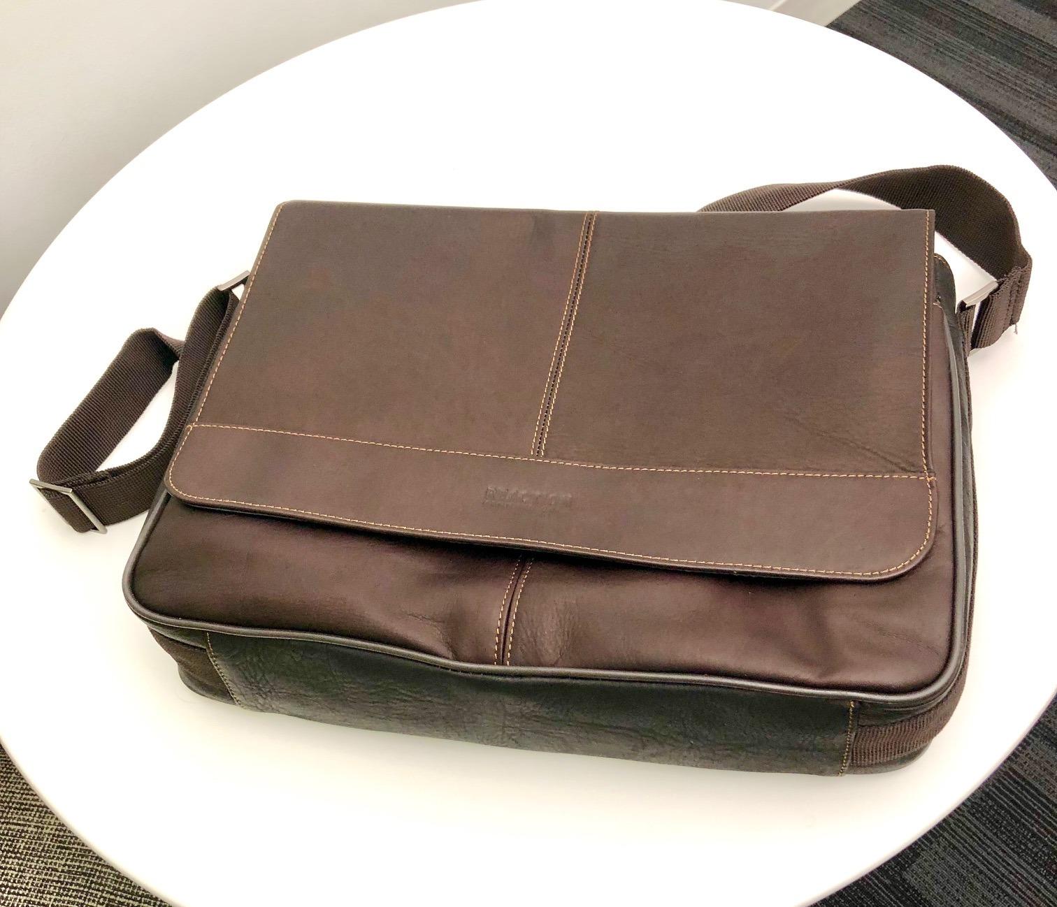 Kenneth Cole REACTION Colombian Leather Slim Single Compartment customer photo 2