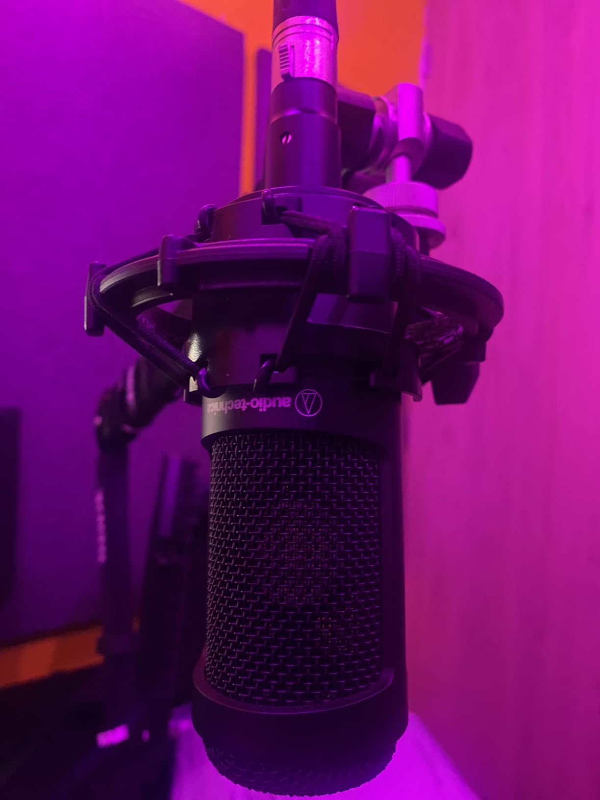 Audio-Technica AT2035 Cardioid Condenser Microphone, Perfect for Studio, Podcasting & Streaming, XLR Output, Includes Custom Shock Mount customer photo 2