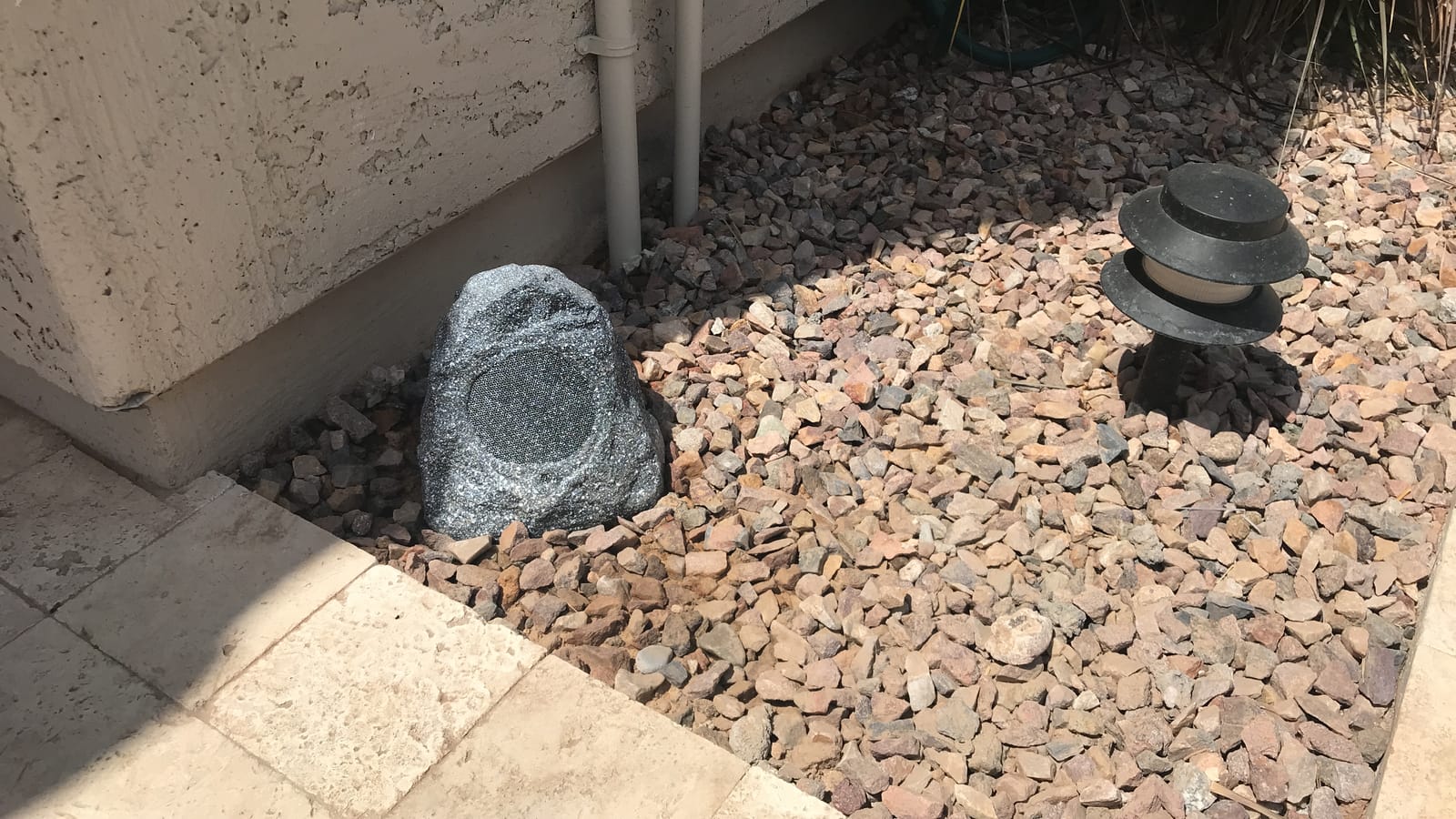 Theater Solutions 4R4G Outdoor Granite Rock 4 Speaker Set for Deck Pool Spa Patio Garden customer photo 2