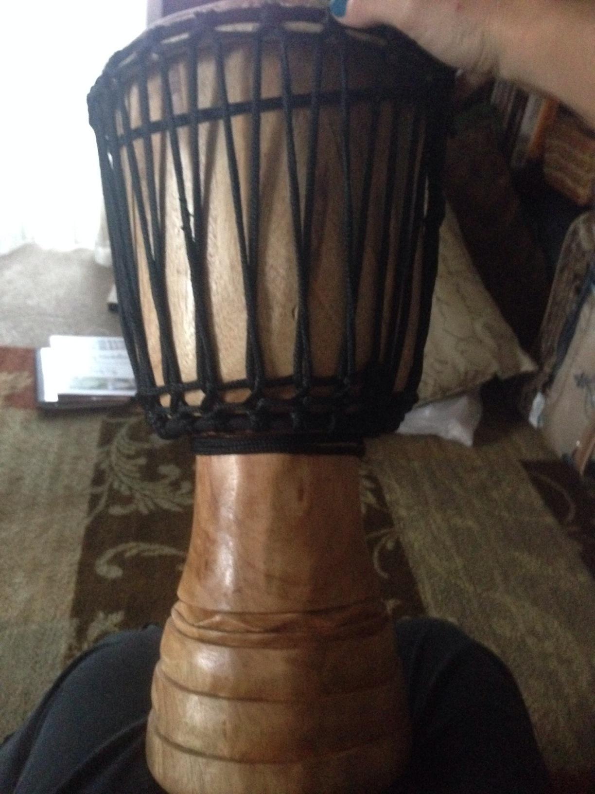 Africa Heartwood Project Hand-Carved Djembe Drum from Africa - 9