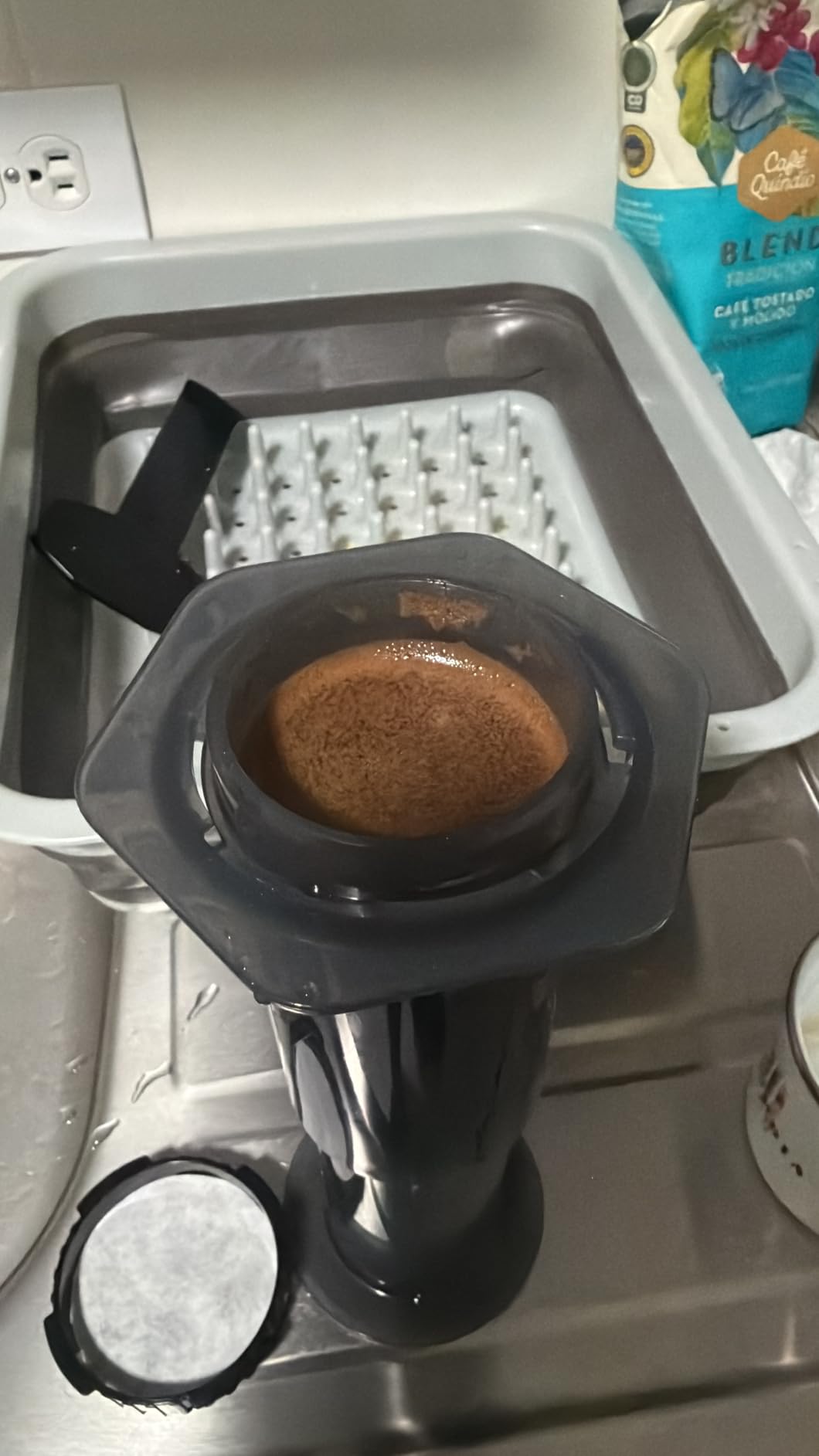 AeroPress Original Coffee Press, French Press, Pour-Over & Espresso Style | All-in-One Manual Coffee Maker, 2-Minute Brew, Less Bitterness, More Flavor, Portable, Travel & Camping customer photo 2