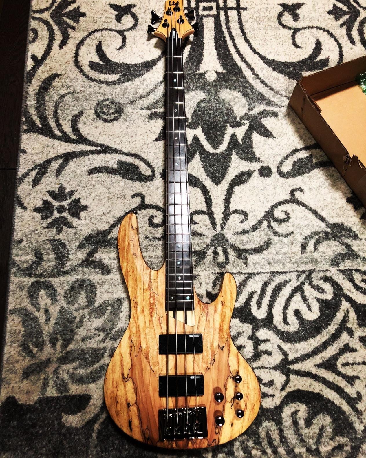 ESP LTD B-205 5-string Bass Guitar - Natural Satin customer photo 2