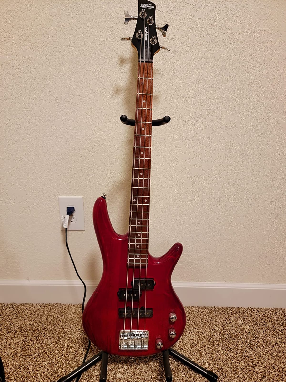Gio SR miKro Short Scale 4 String Electric Bass - Metallic Purple customer photo 1