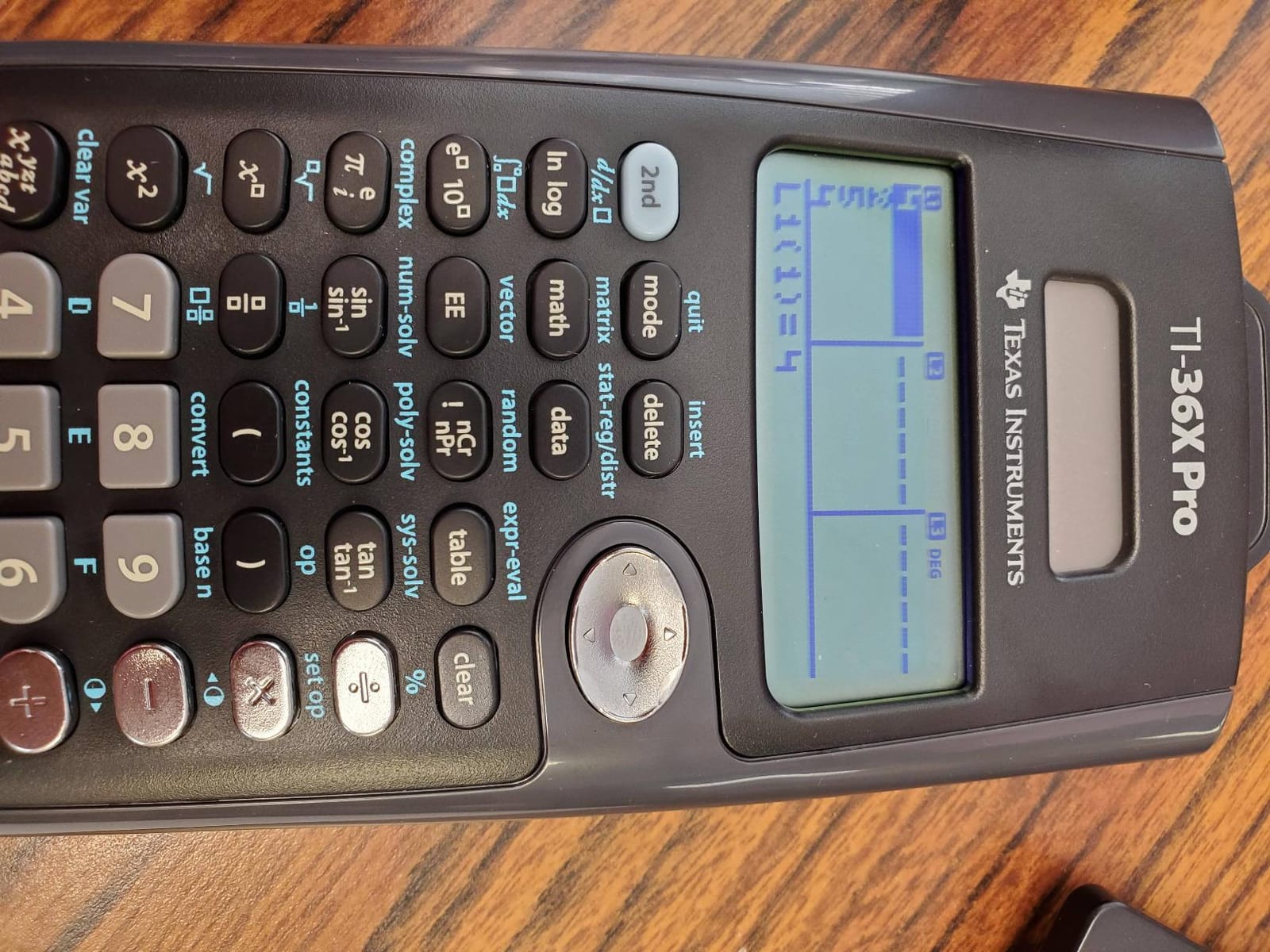 Texas Instruments TI-36X Pro Engineering/Scientific Calculator | 9.7 Inch | Black. customer photo 2
