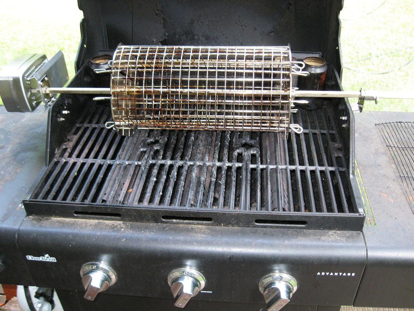 OneGrill Heavy Duty Chrome Steel Universal Grill Rotisserie Kit with 13 Watt 50 lb. Stainless Electric Motor - 45 Inch X 1/2 Inch Hexagon Spit Rod (Grills Up to 38 Inches Wide) NOT for Weber customer photo 2