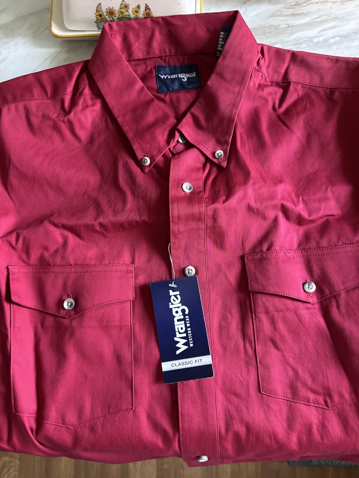 Men's Painted Desert Two Pocket Long Sleeve Button Shirt customer photo 1