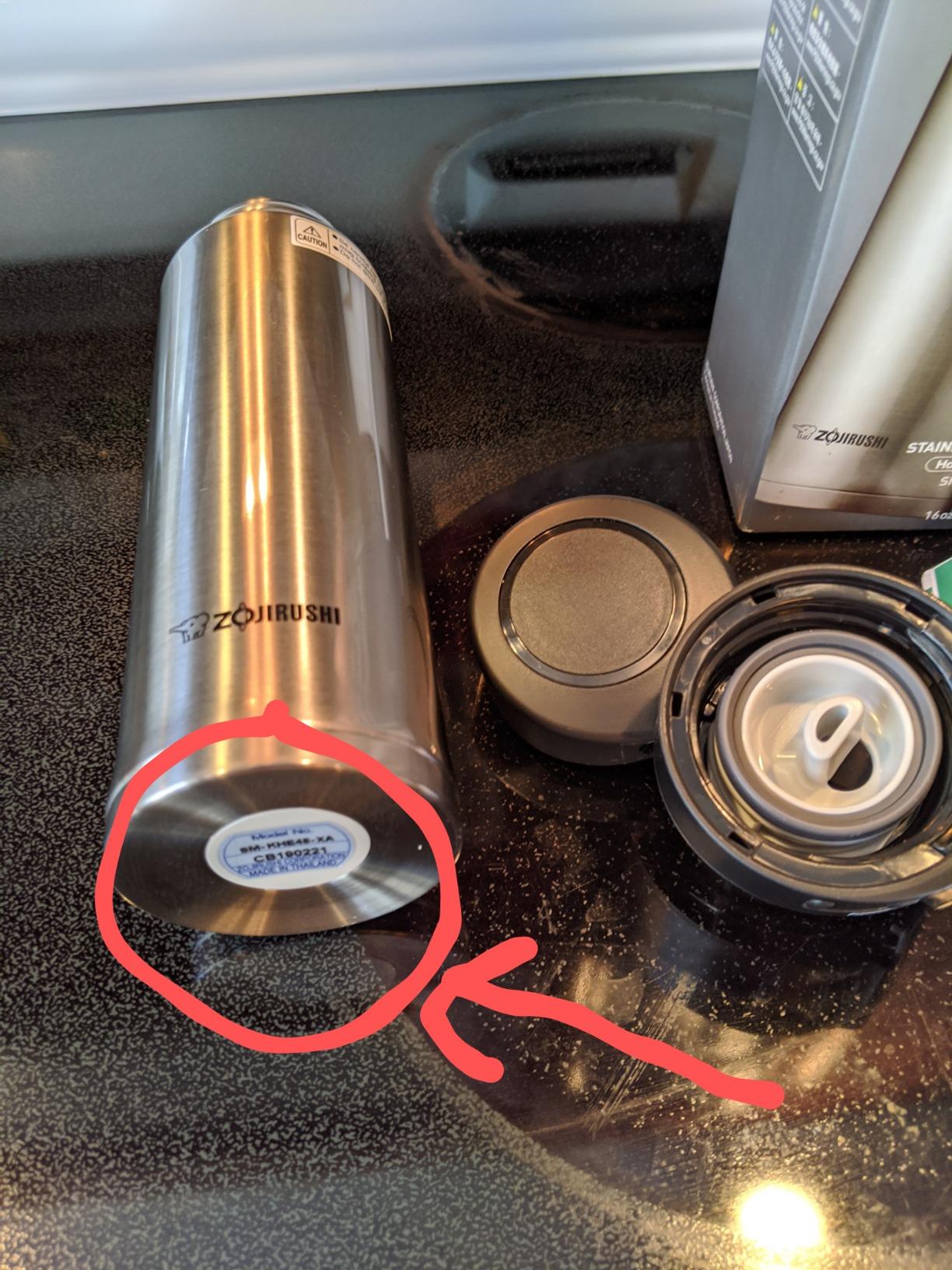 Zojirushi Stainless Steel Mug, 16oz, Smoky Blue customer photo 2