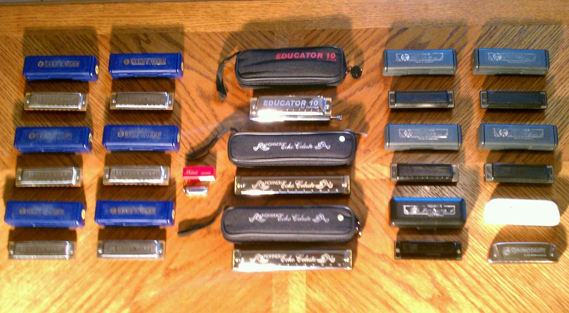 Hohner 532bx C Blues Harp Diatonic Harmonica, Key of C, 20 Reeds | Double Lacquered Doussie Comb, and Modular Construction customer photo 1