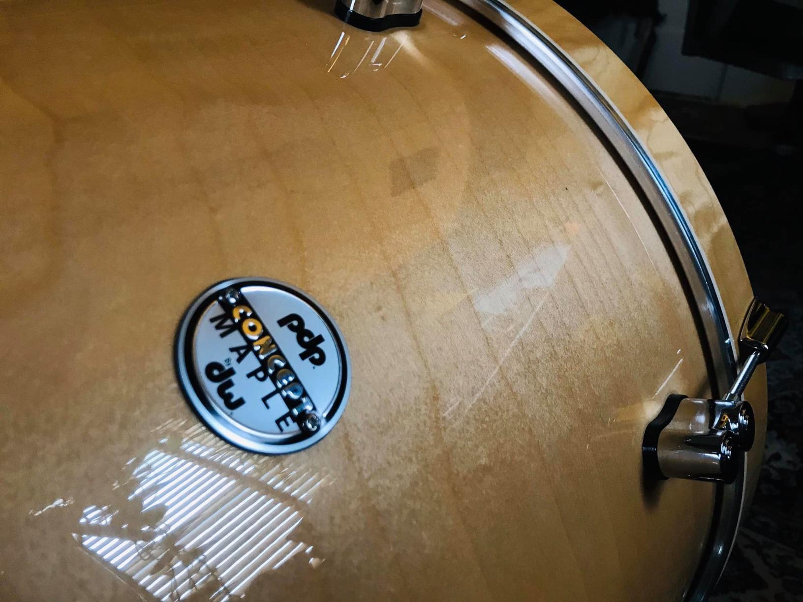 PDP By DW 7-Piece Concept Maple Shell Pack with Chrome Hardware Silver to Black Fade customer photo 1
