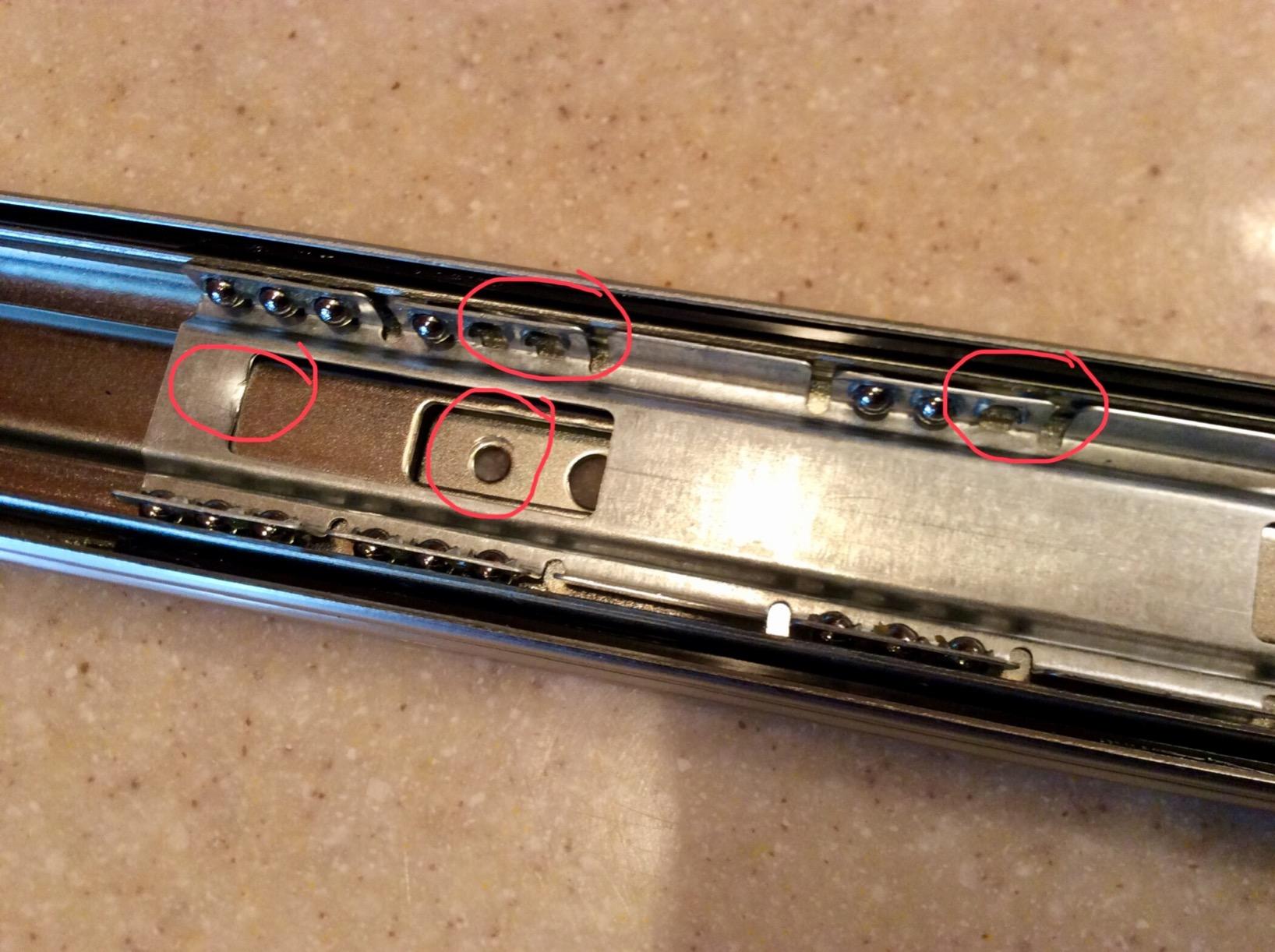 Knape & Vogt Side Mount Soft-Close Drawer Slide, Pair, Inch customer photo 1