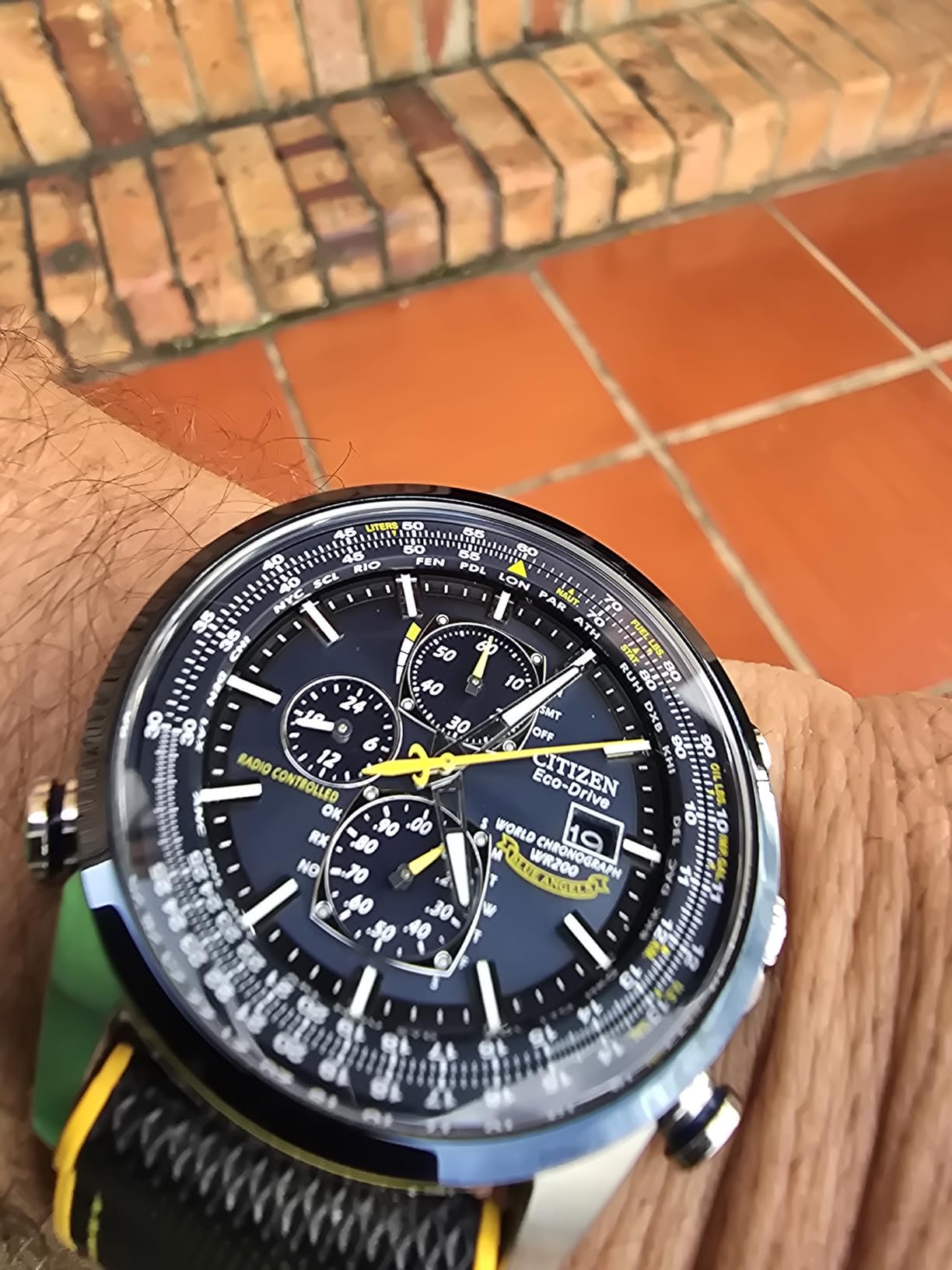 Citizen Men's Eco-Drive Sport Luxury World Chronograph Atomic Time Keeping Watch customer photo 1