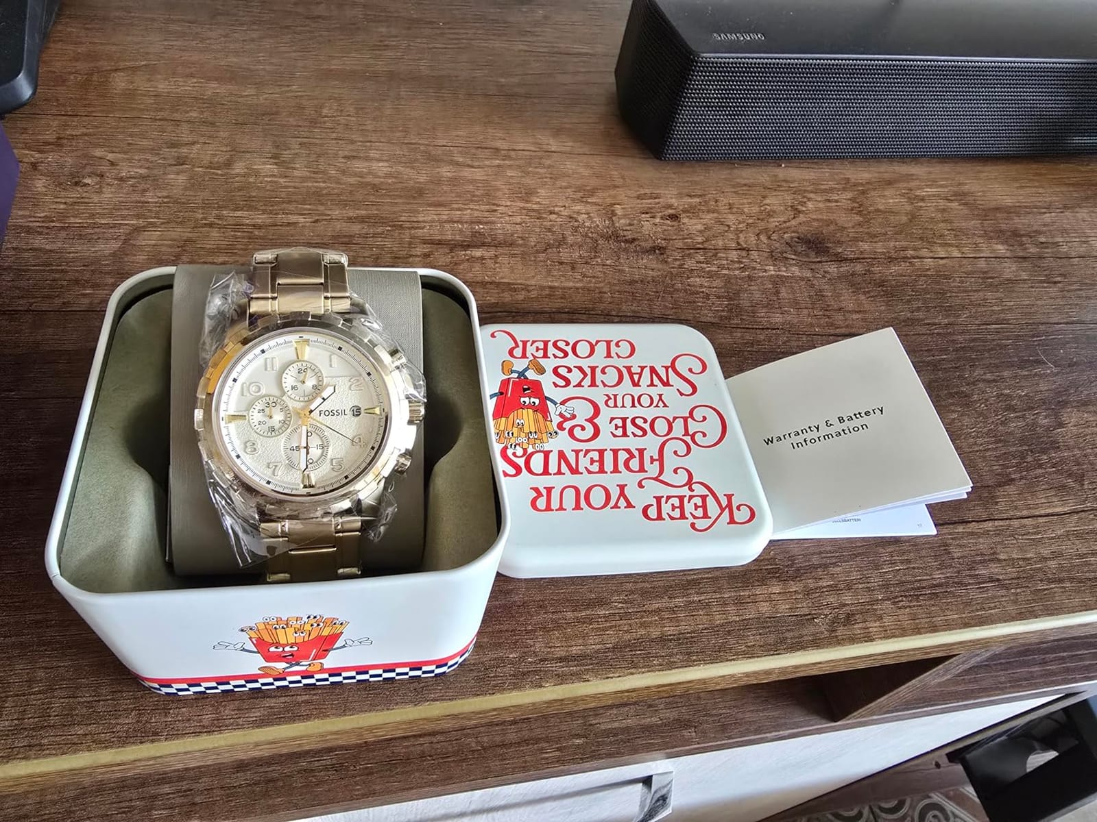 Fossil Men's Watch, Dean Quartz Stainless Steel Chronograph Watch for Men customer photo 1