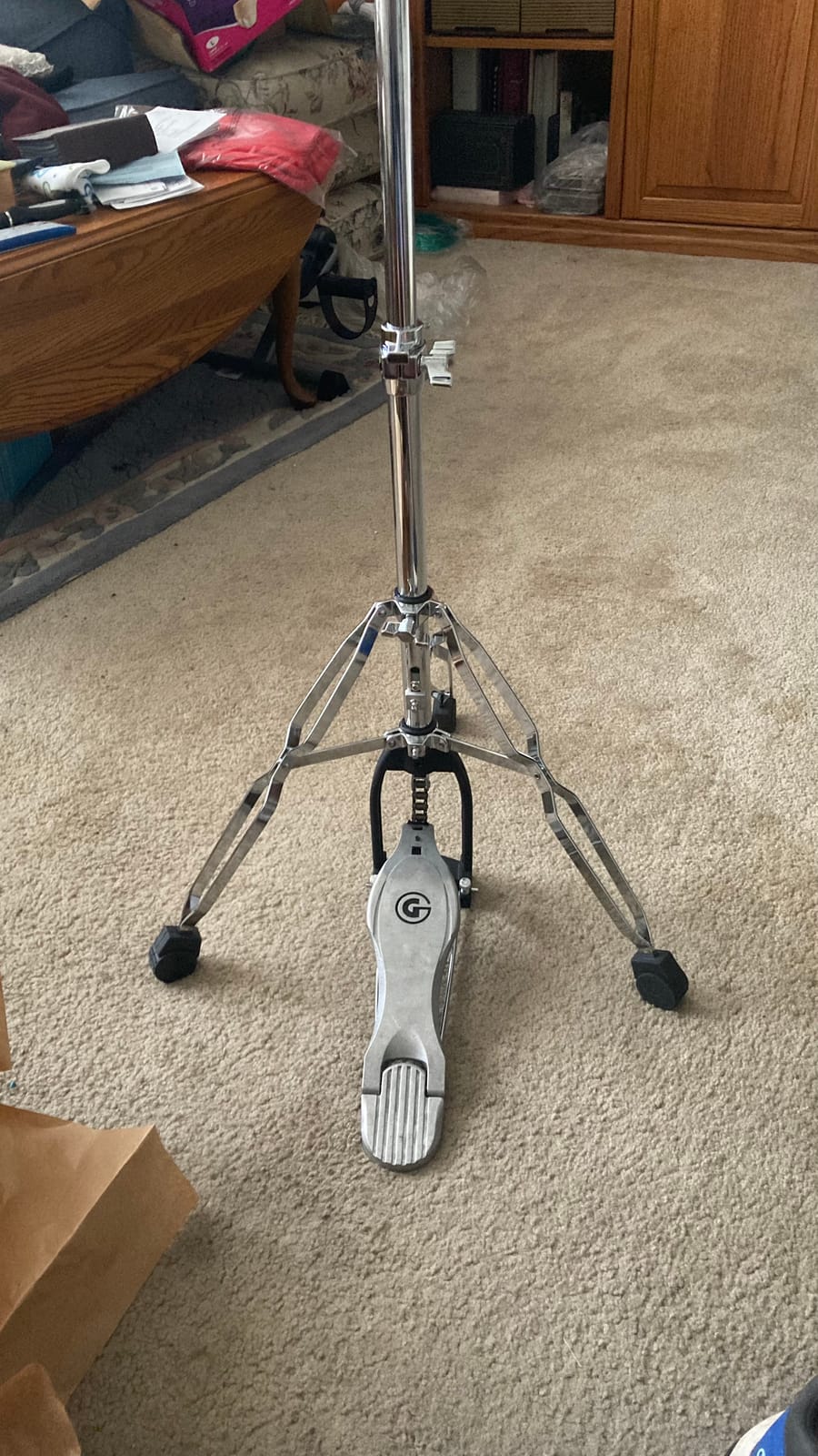 Gibraltar Medium Weight Double Braced Hi-Hat Stand, Percussion Chrome Drum Set Hardware, For Snare Drum Practice Pad, 5707 customer photo 2