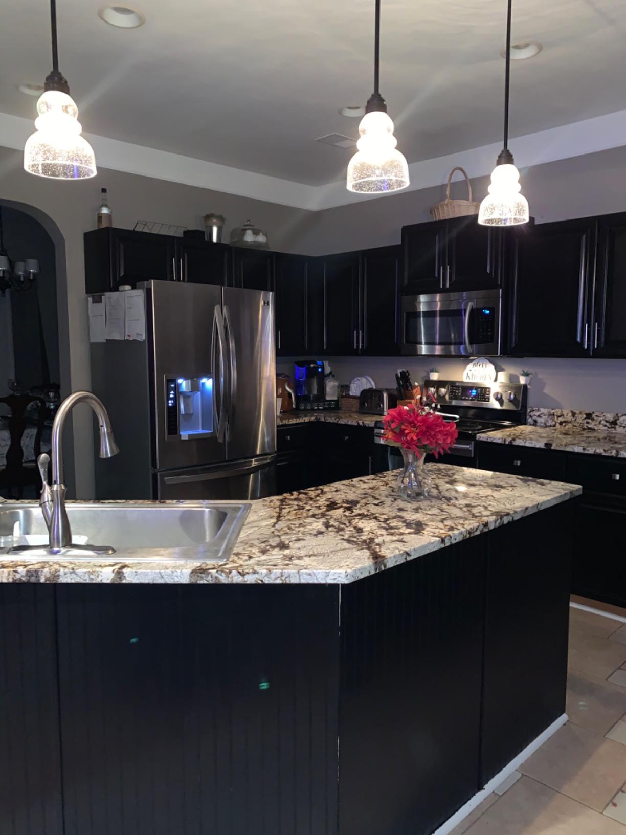 Nuvo Black Deco Cabinet Makeover Kit - Easy DIY 7-Piece Set, Bold Ultra Black, Long-Lasting Finish customer photo 1