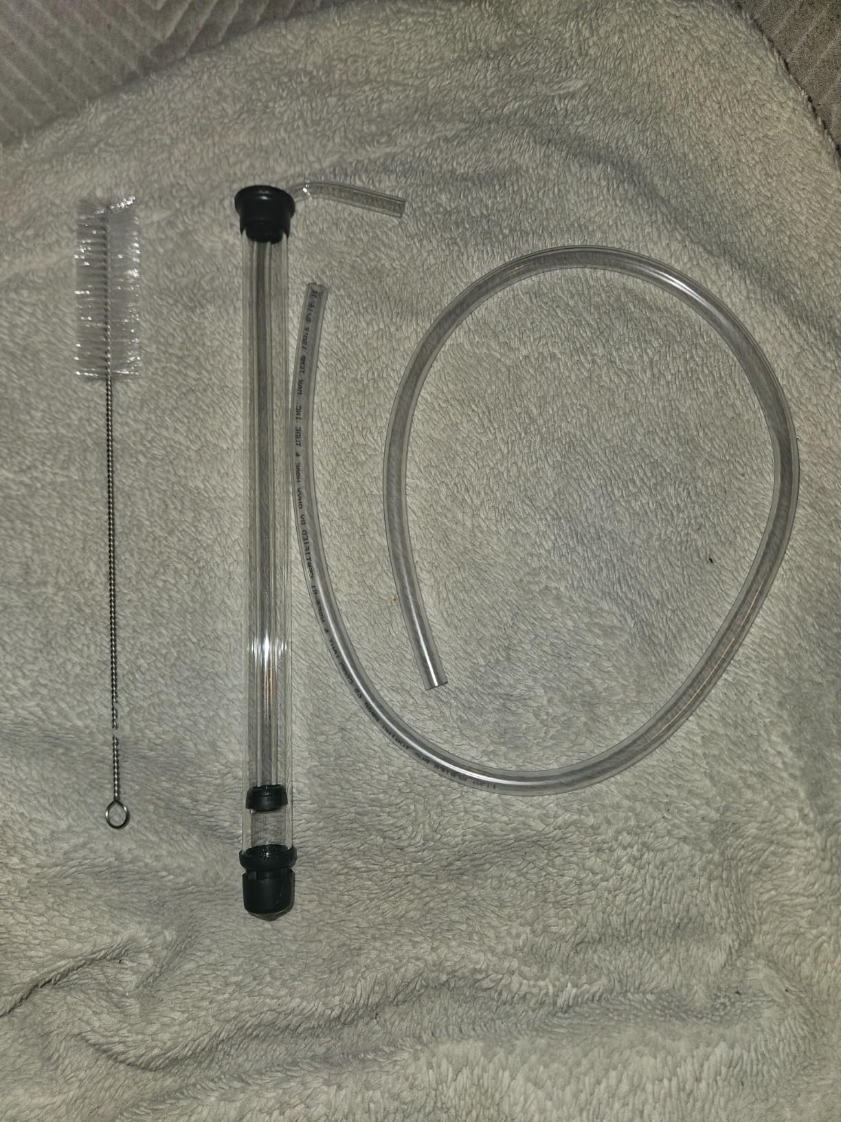 Fermtech Mini Auto-Siphon - Clear Siphon with 3ft Food-Grade Vinyl Hose - Effortless Bottling for 1 Gallon Jugs, Wine, Beer, Mead & Kombucha - 3/8in customer photo 2