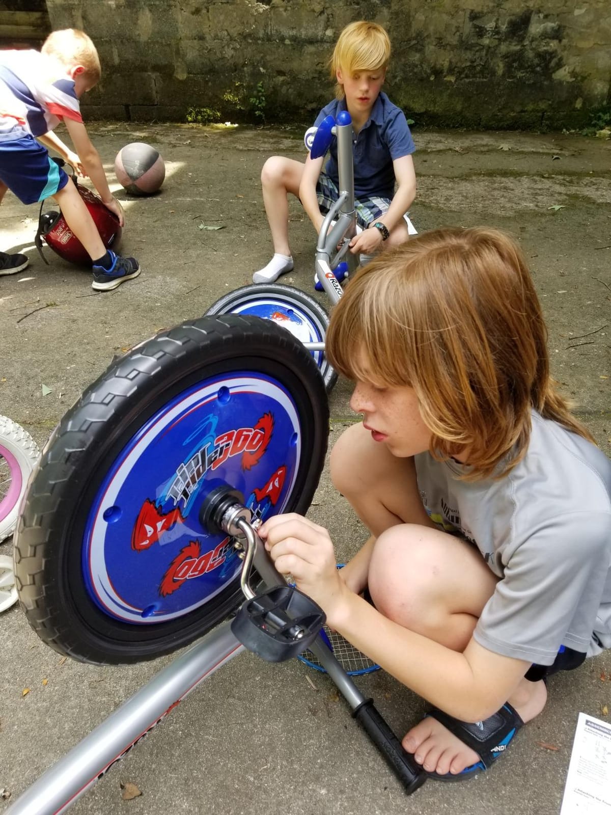 RipRider Powerrider 360 Drift Trike | Leg-Powered Drift Trike; 360 Spins, No Motor | Iconic Wheeled Ride-On For Kids Age 5+ customer photo 1