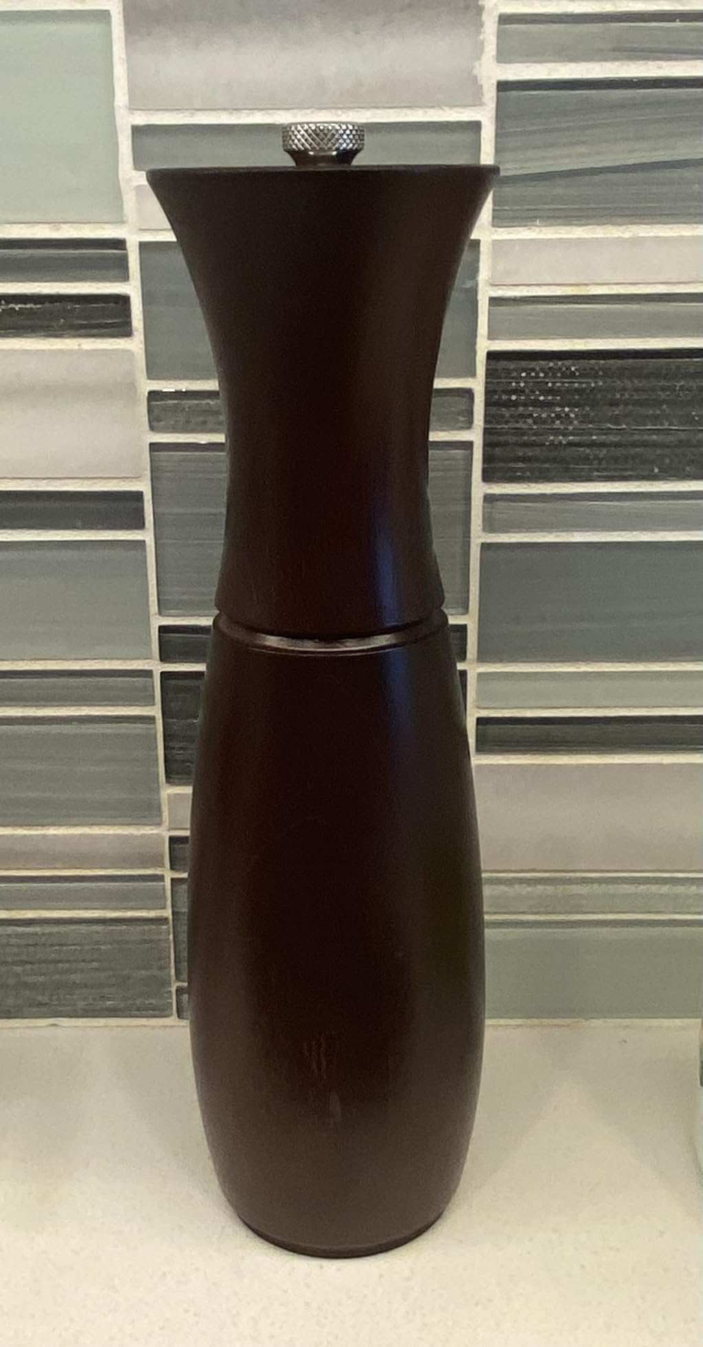 Fletchers' Mill Border Grill Pepper Mill, Walnut Stain - 8 Inch, MADE IN U.S.A. customer photo 2