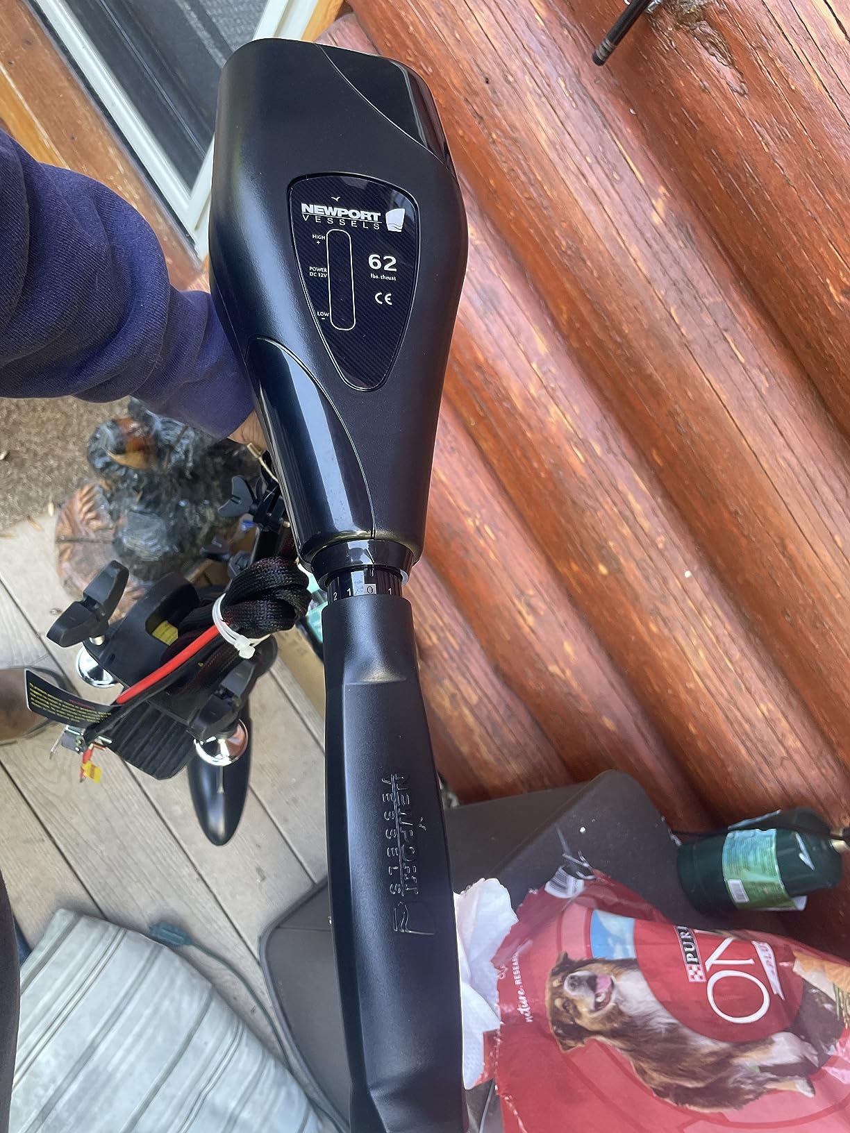 Newport NV-Series 55lb Thrust Saltwater Transom Mounted Electric Trolling Motor w/LED Battery Indicator customer photo 1