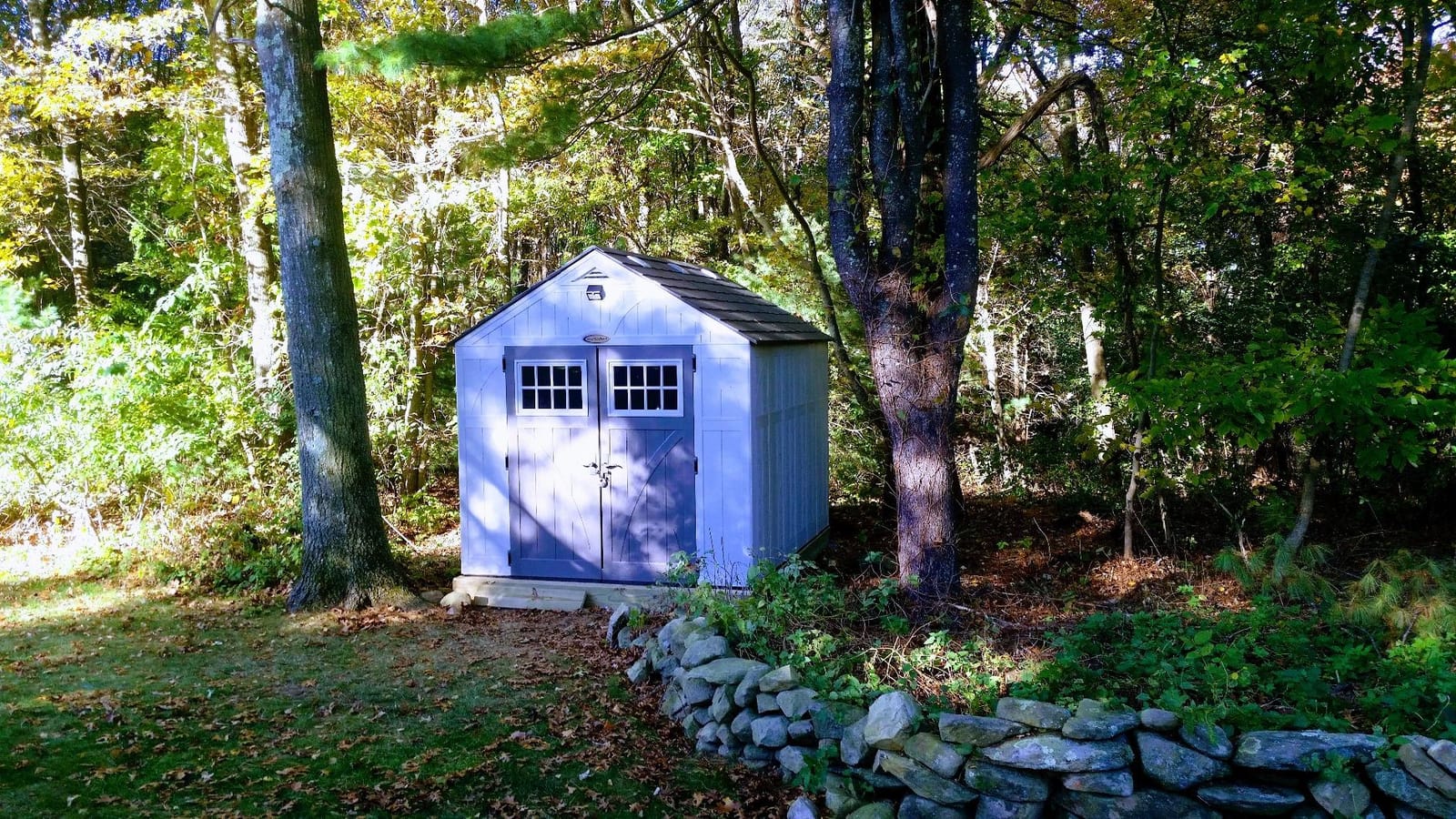 Suncast 8x10 Ft. Outdoor Storage Shed - Large Resin Outdoor Shed with Floor Included, Lockable Double Doors & Skylights. 547 Cu Ft Tremont Garden Resin Sheds for Lawn Tools, Riding Mowers, & Bikes customer photo 2