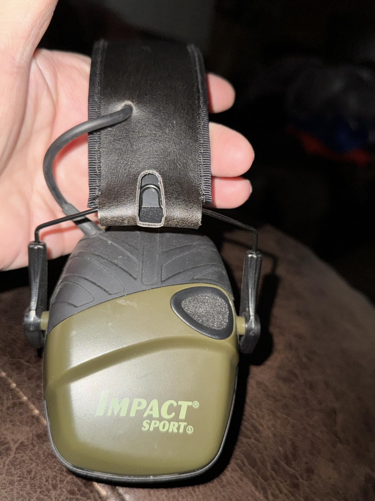 Howard Leight by Honeywell Impact Sport Sound Amplification Electronic Shooting Earmuff, Teal customer photo 1