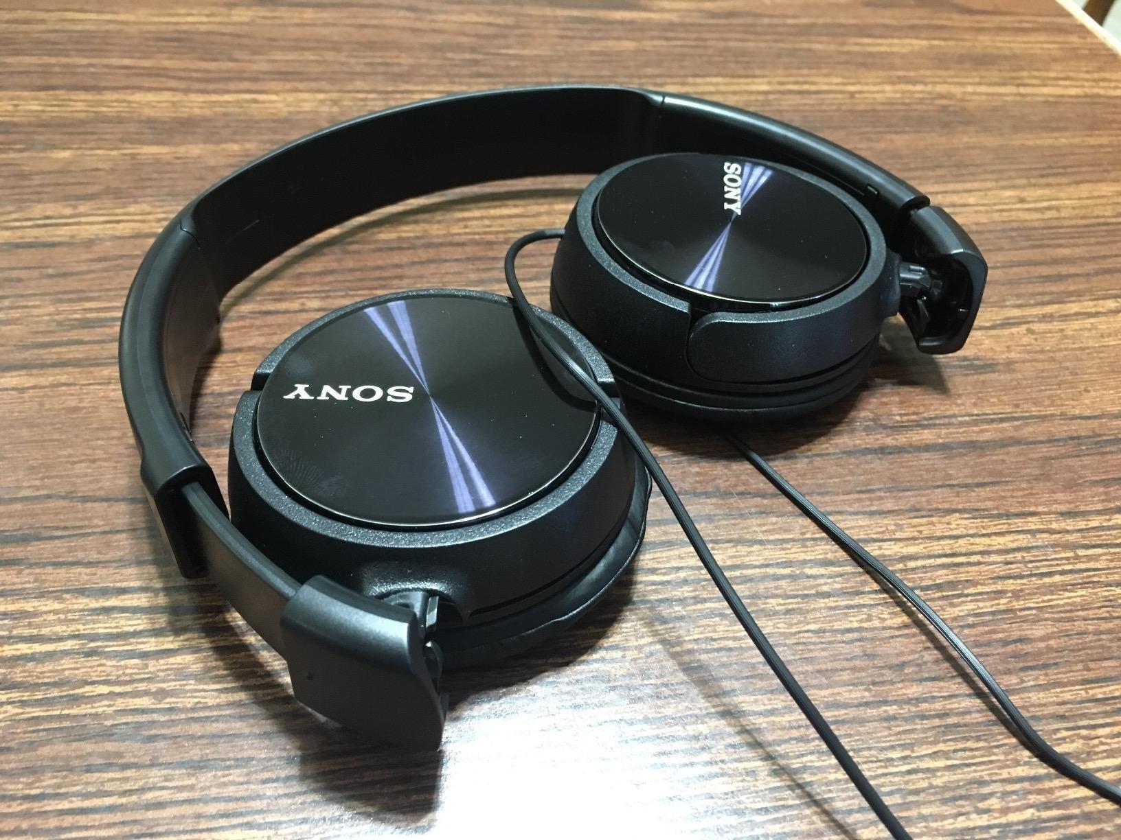 Sony MDR-ZX310AP ZX Series Wired On Ear Headphones with mic, Black customer photo 2