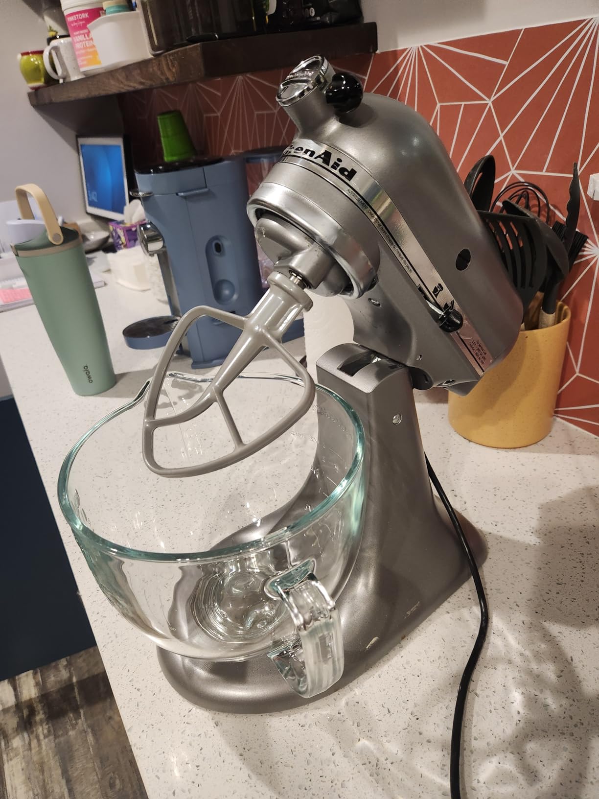 KitchenAid KSM85PBER Tilt-Head Stand Mixer, 4.5 Quart, Empire Red customer photo 1